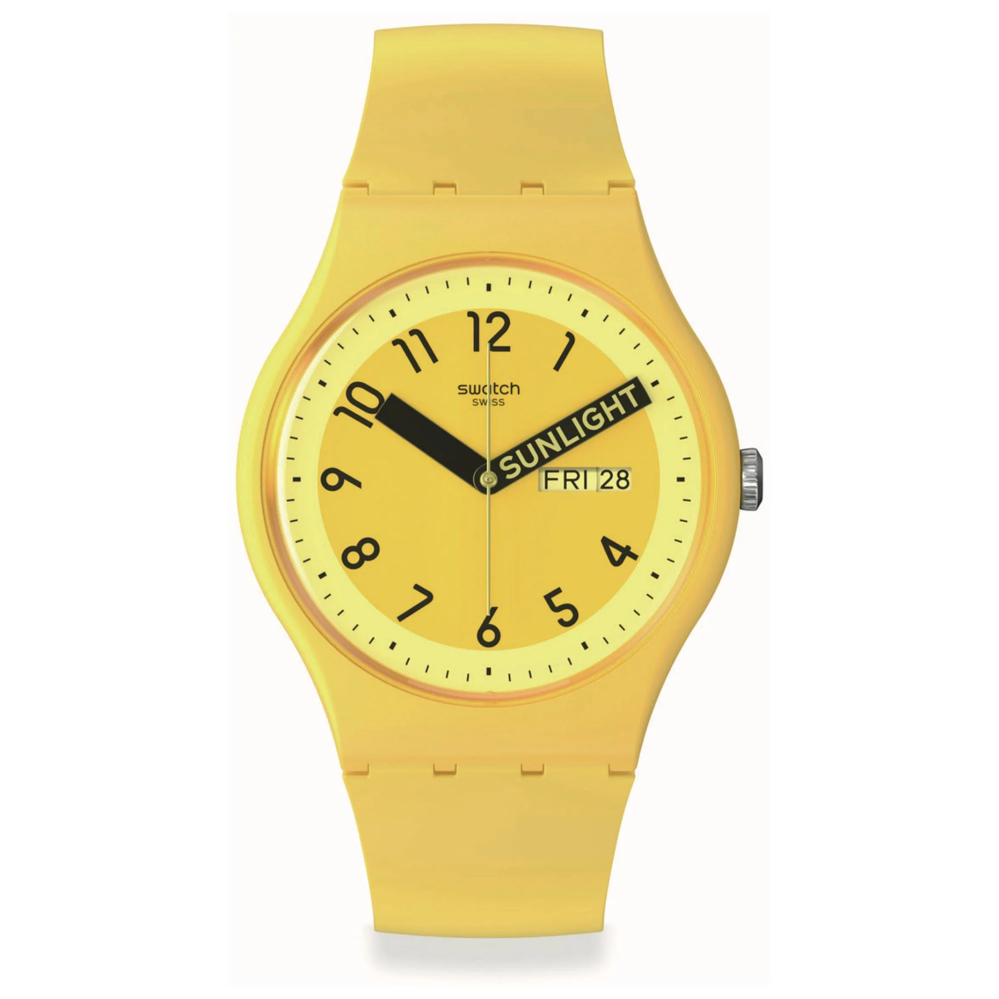Swatch Pride 'Proudly Yellow' Quartz Yellow Dial Unisex Watch SO29J702 - Image 4