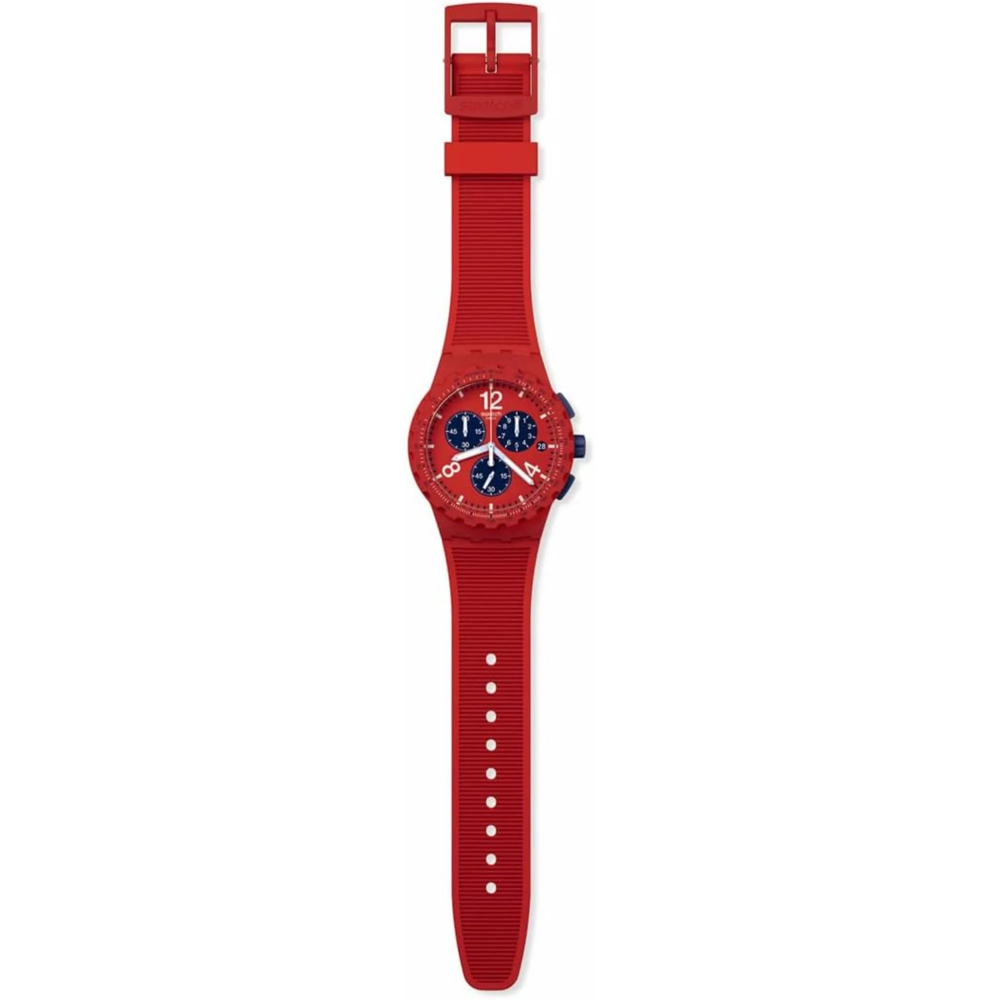 Swatch Primarily Chronograph Red Dial Men’s Watch SUSR407 - Image 9