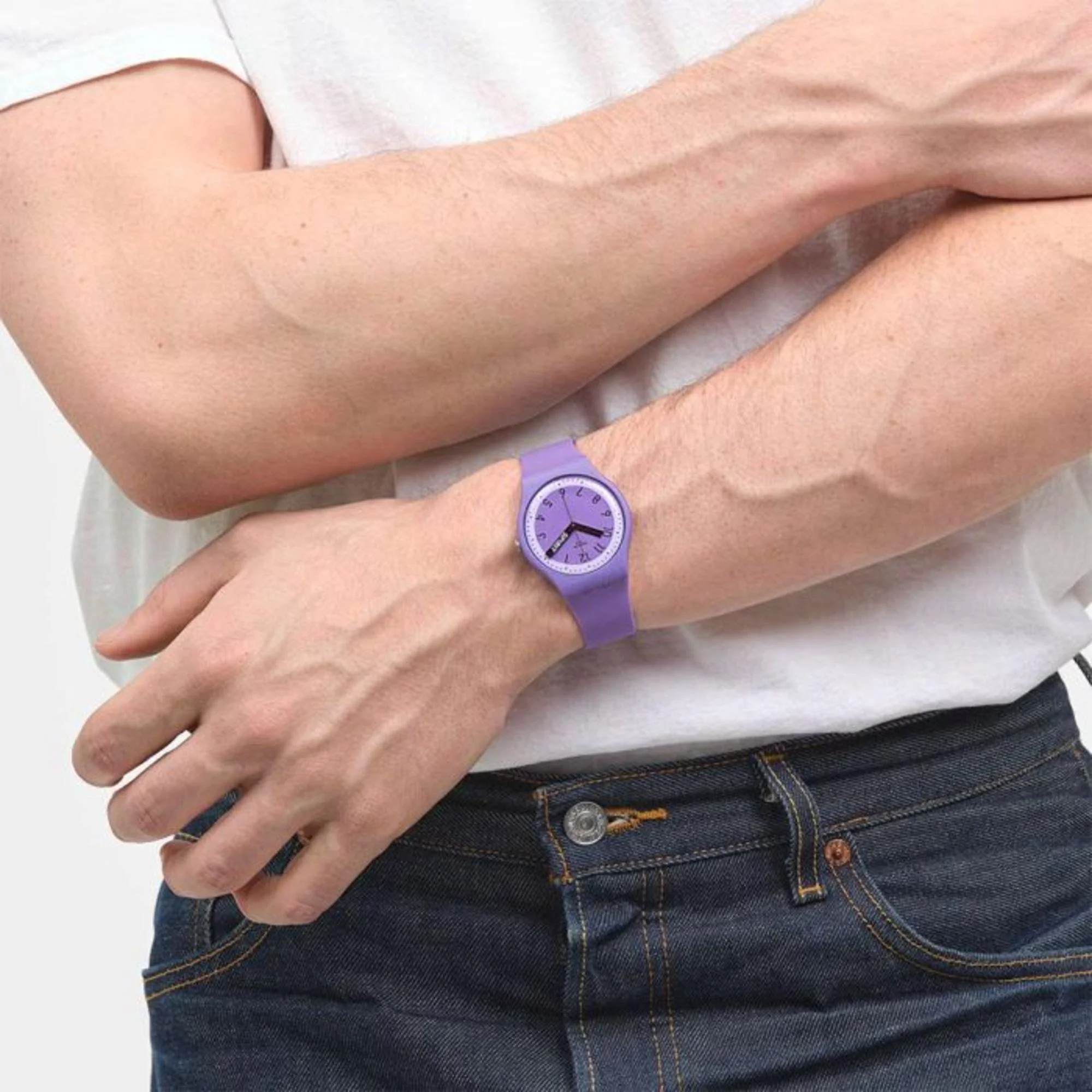 SWATCH PROUDLY VIOLET PAY! SO29V100-5300 - Image 7