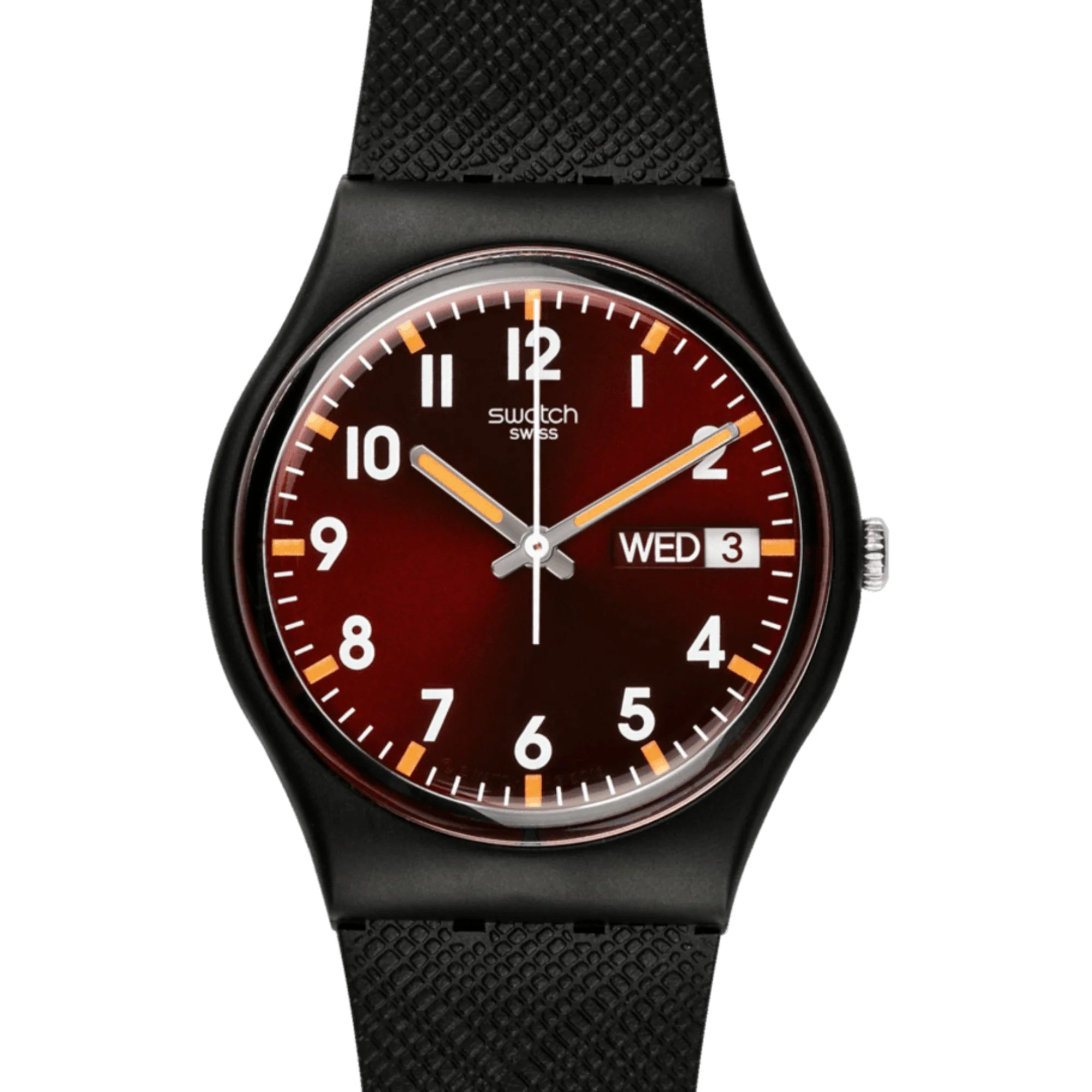 Swatch SIR RED Classic Original Gent Red Dial Unisex Watch SO28B704 - Image 7