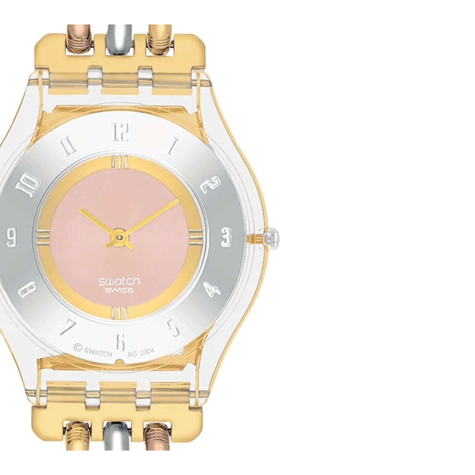 Swatch Skin Class 'Tri-Gold Again' Quartz Ladies Watch SS08K101A - Image 6