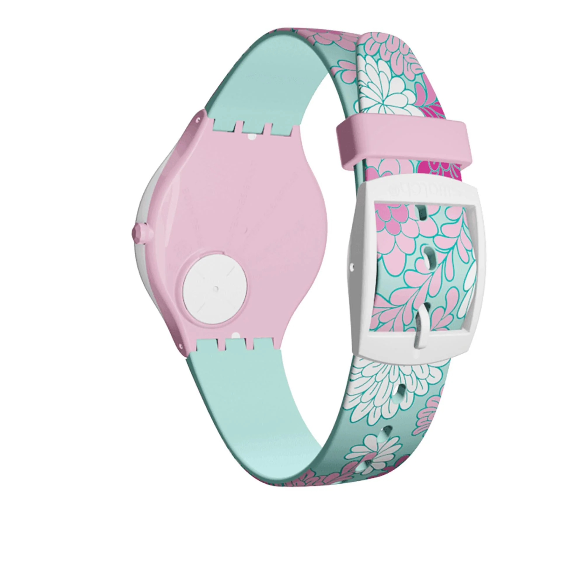 Swatch Skinpivoine Pink Dial Ladies Watch SVOZ100 - Image 10
