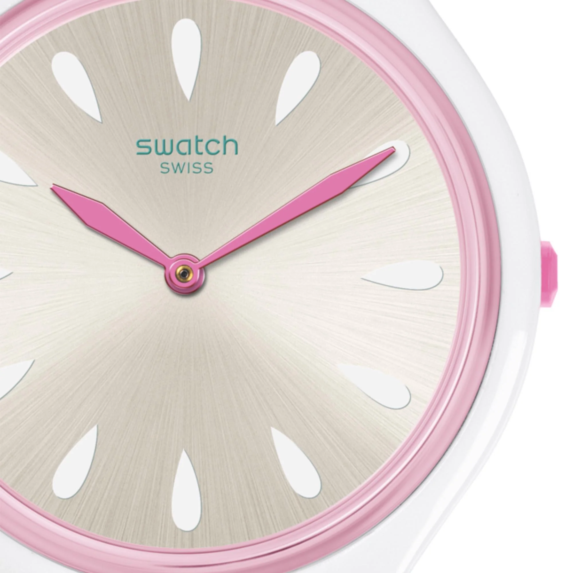 Swatch Skinpivoine Pink Dial Ladies Watch SVOZ100 - Image 9