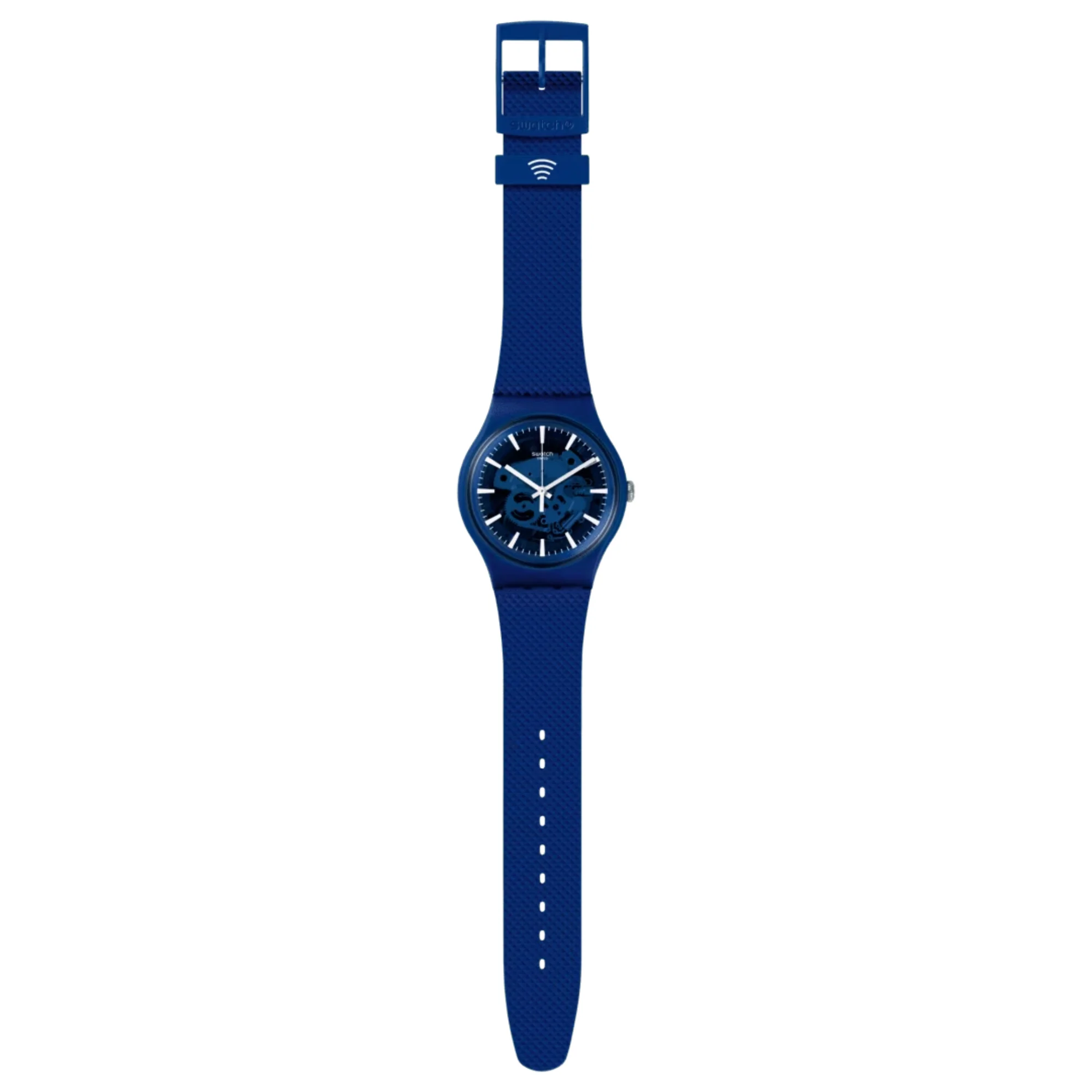 Swatch SwatchPAY! Ocean Pay! Quartz Blue Dial Blue Silicone Strap Unisex Watch SVIN103-5300 - Image 2
