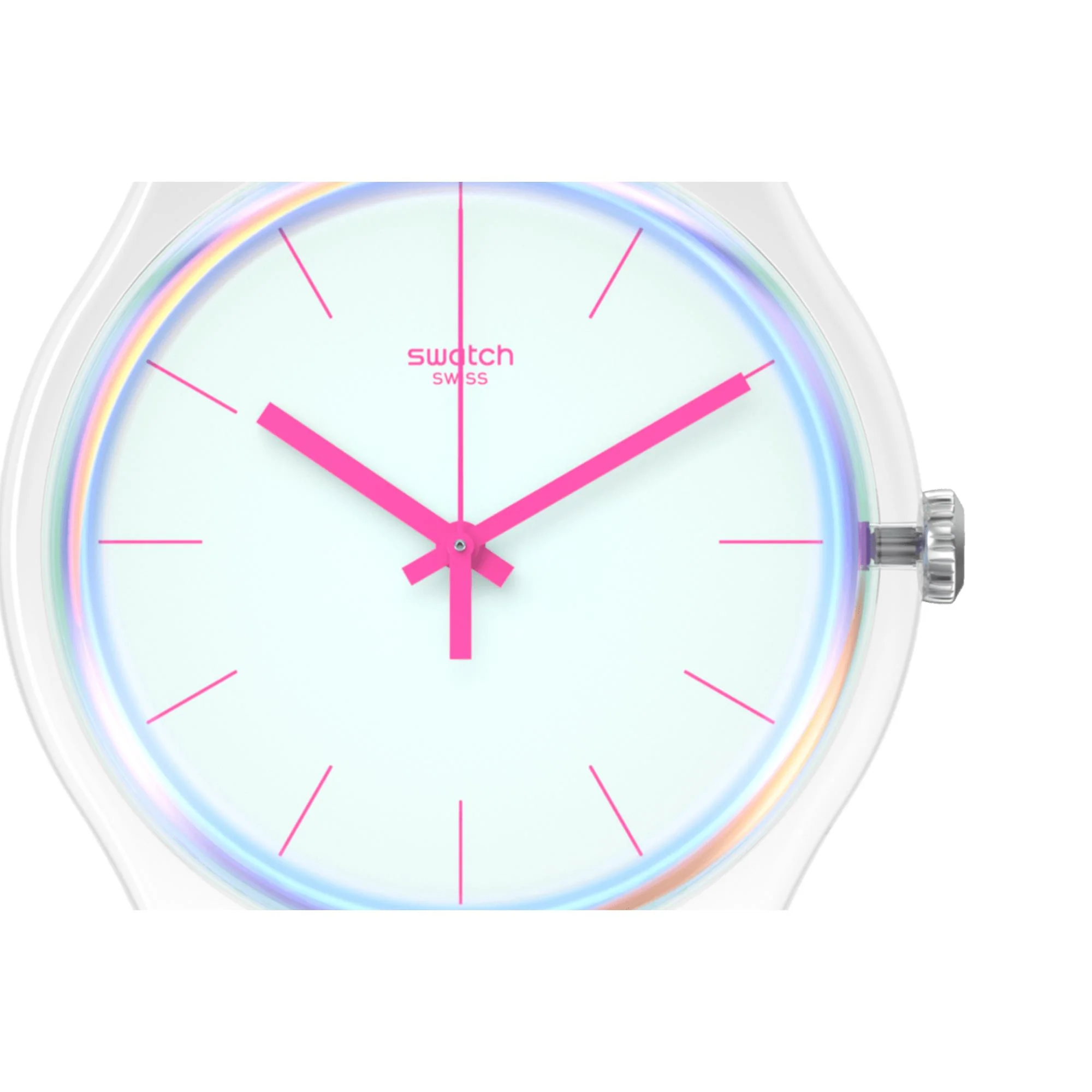 Swatch SwatchPay! Polawhite Pay! Quartz White Dial Silicone Strap Unisex Watch SO29K116-5300 - Image 10
