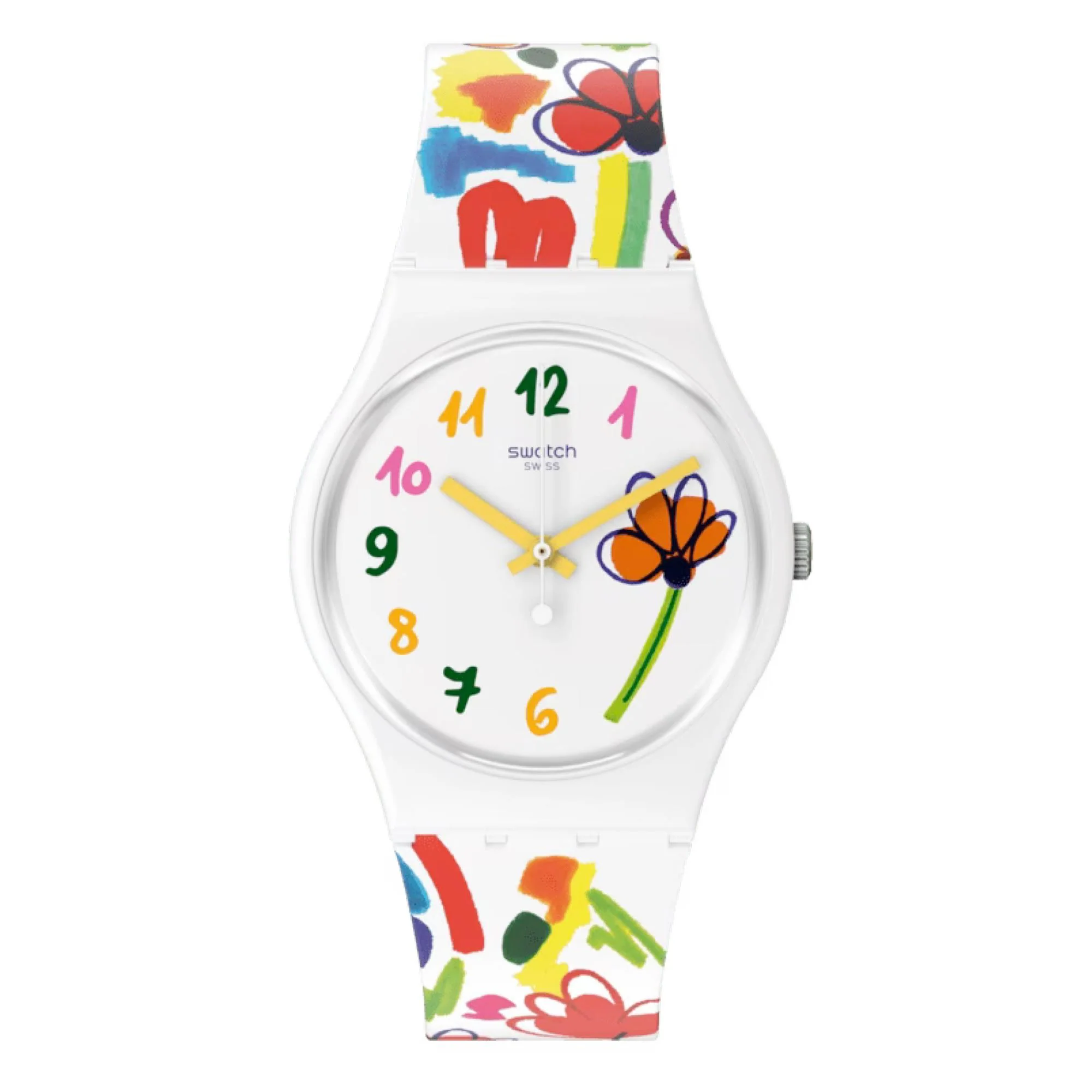 Swatch The March Collection FLOWERZ Quartz Unisex Watch SO28W108 - Image 5
