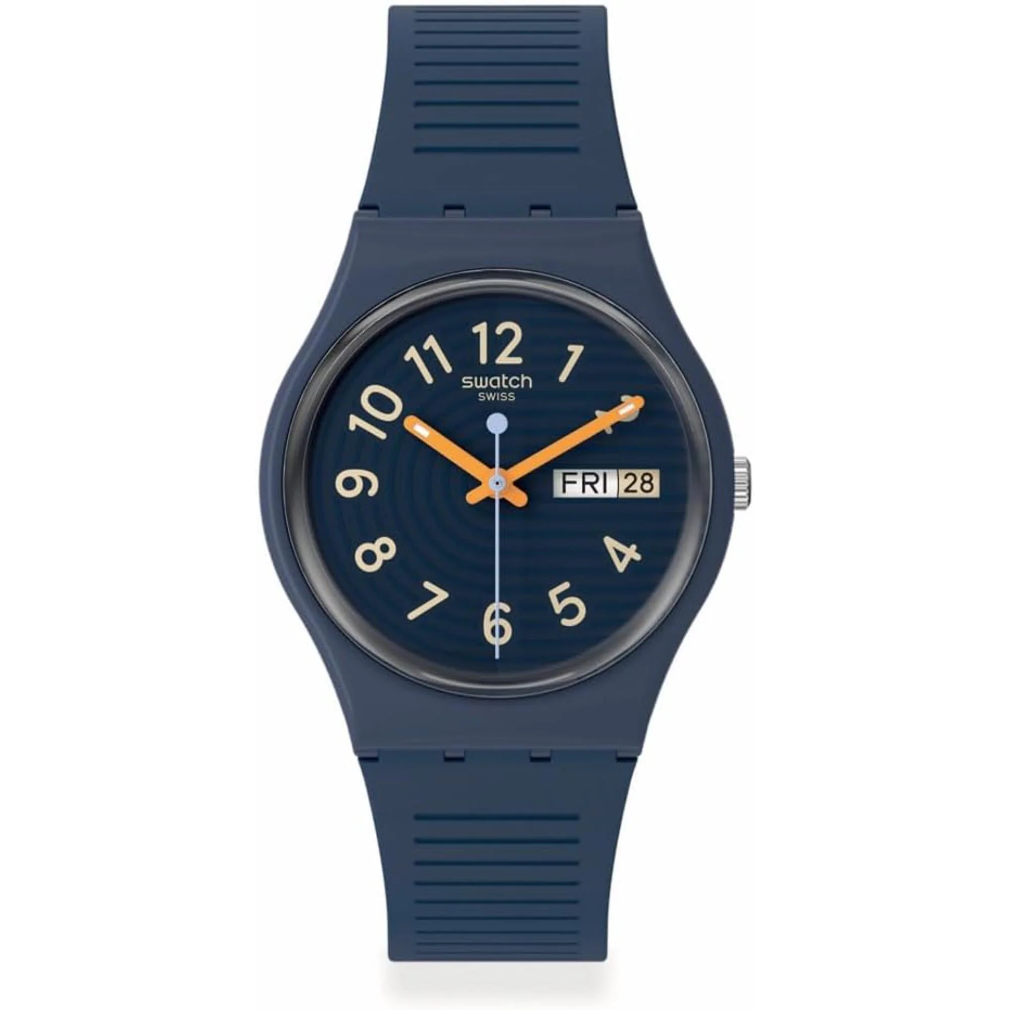 Swatch Trendy Lines At Night Blue Dial Unisex Watch Design SO28I700