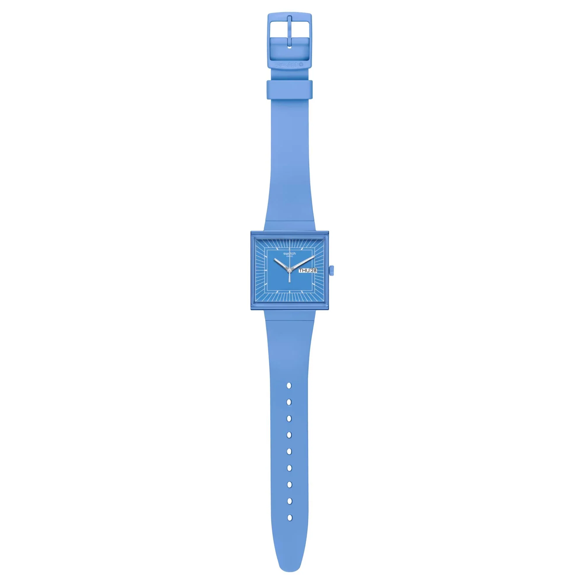 Swatch WHAT IF…SKY? Quartz Blue Dial Blue Biosourced Strap Unisex Watch SO34S700 - Image 10
