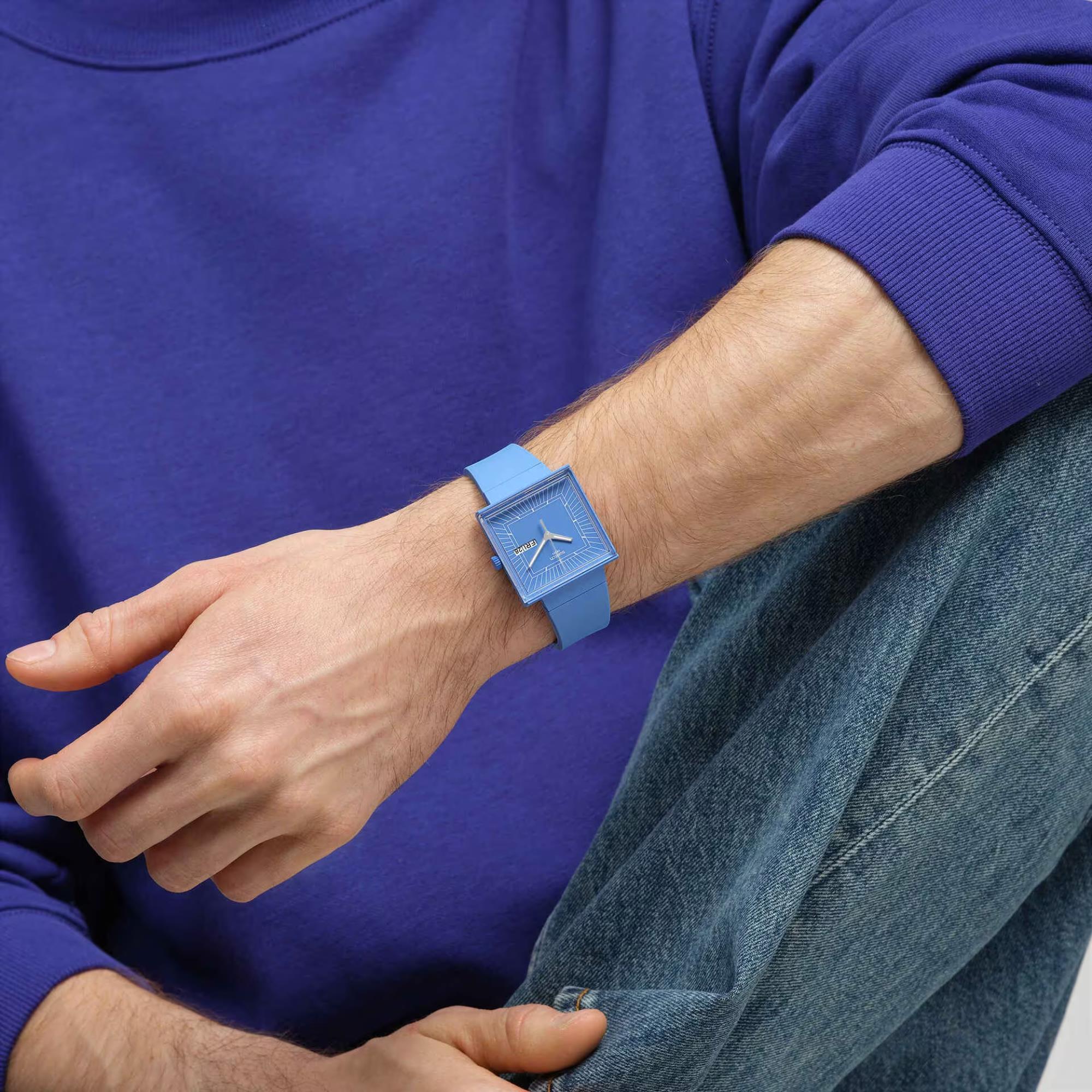 Swatch WHAT IF…SKY? Quartz Blue Dial Blue Biosourced Strap Unisex Watch SO34S700 - Image 12