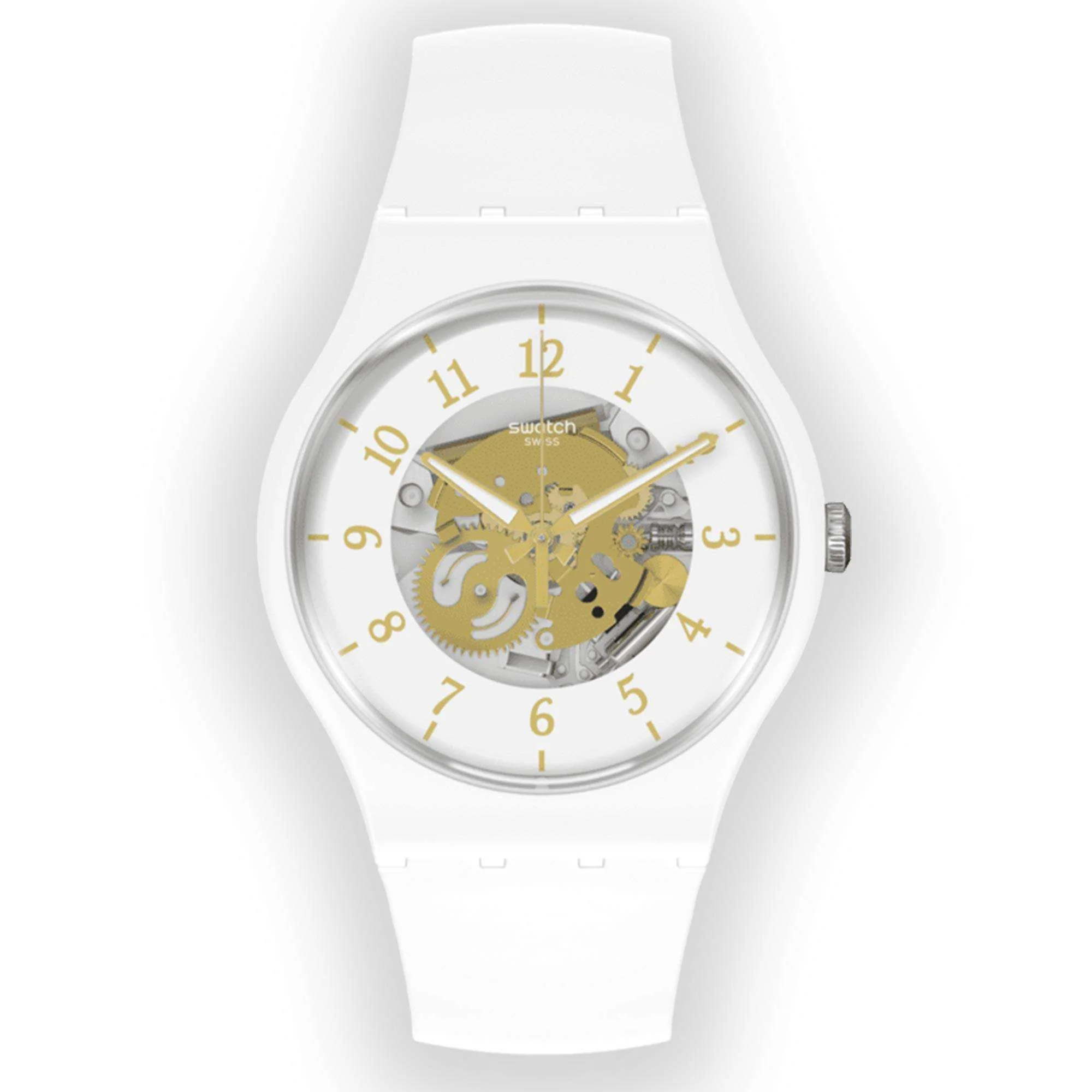 Swatch SwatchPAY! TAILSHEADSPAY! Quartz White Dial White Strap Unisex Watch SO32W105-5300 - Image 4