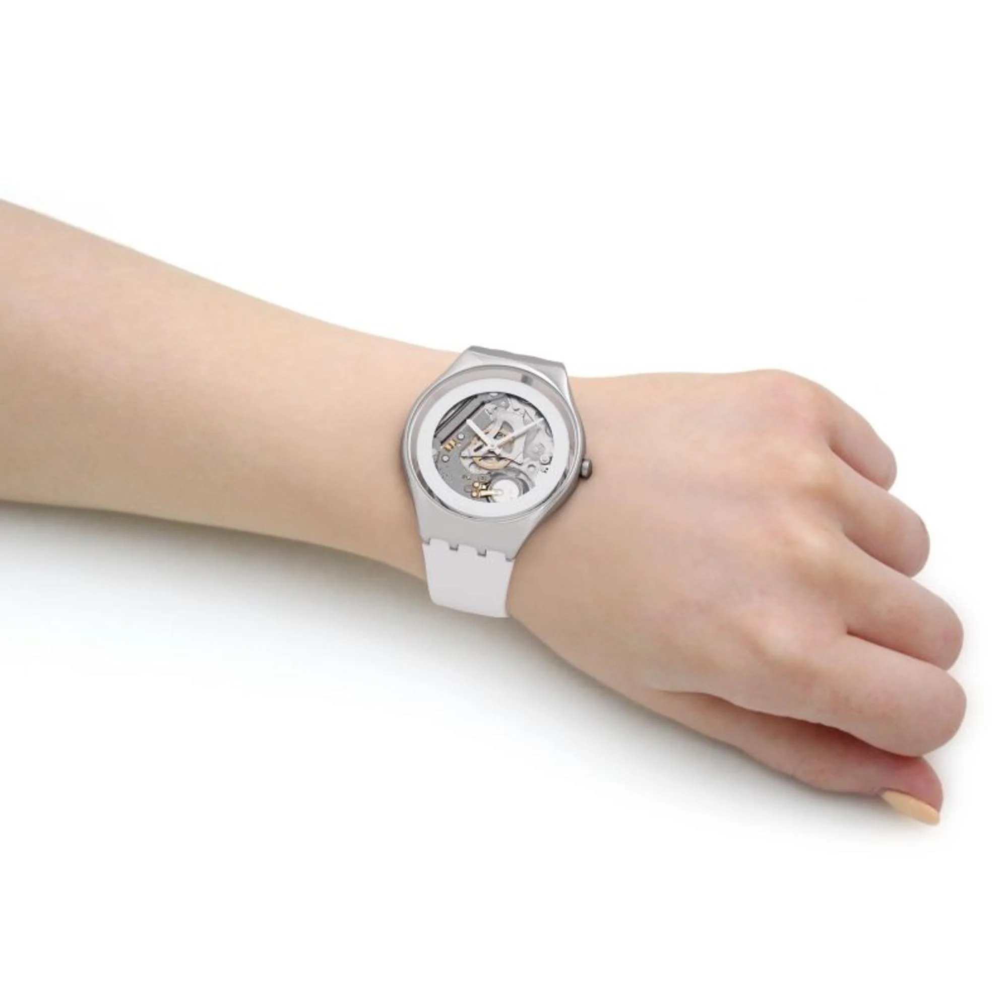 Swatch PURE WHITE IRONY Men's Watch SYXS138 - Image 12
