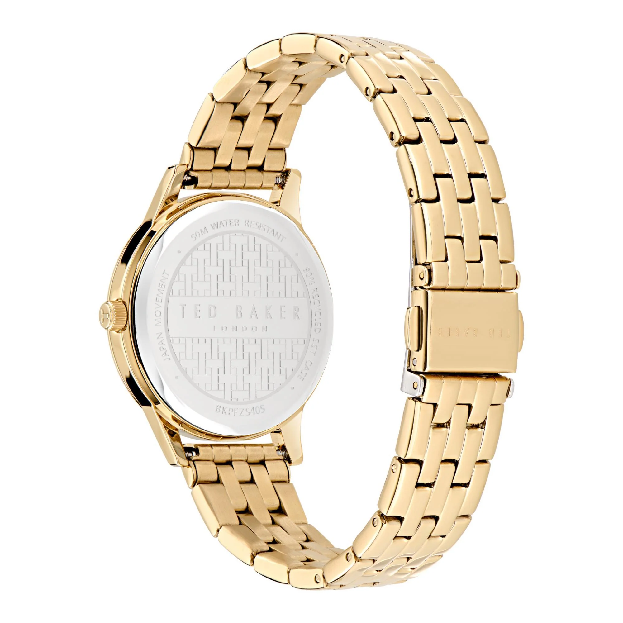 Ted Baker Fitzrovia Fashion Rose Gold-Tone Stainless Steel Black Dial Ladies Watch BKPFZS405 - Image 2