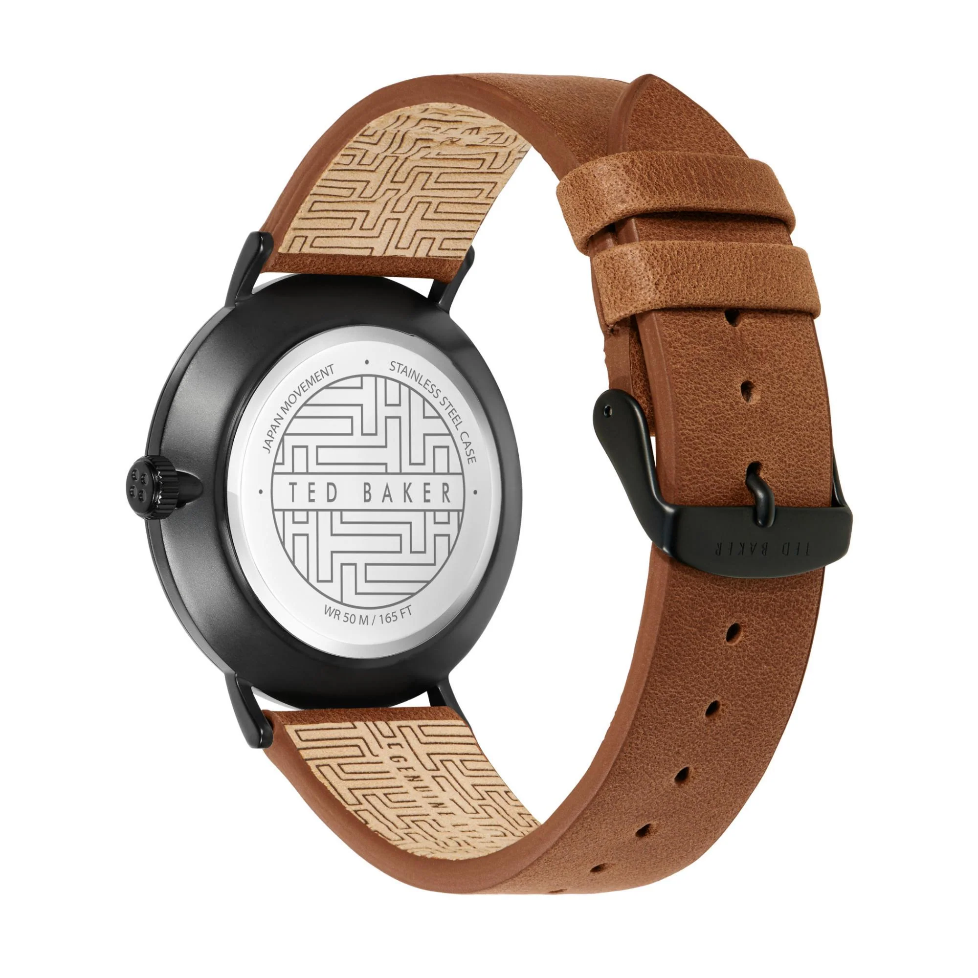 Ted Baker Phylipa Tan Leather Strap Men's Watch BKPPGF110 - Image 2