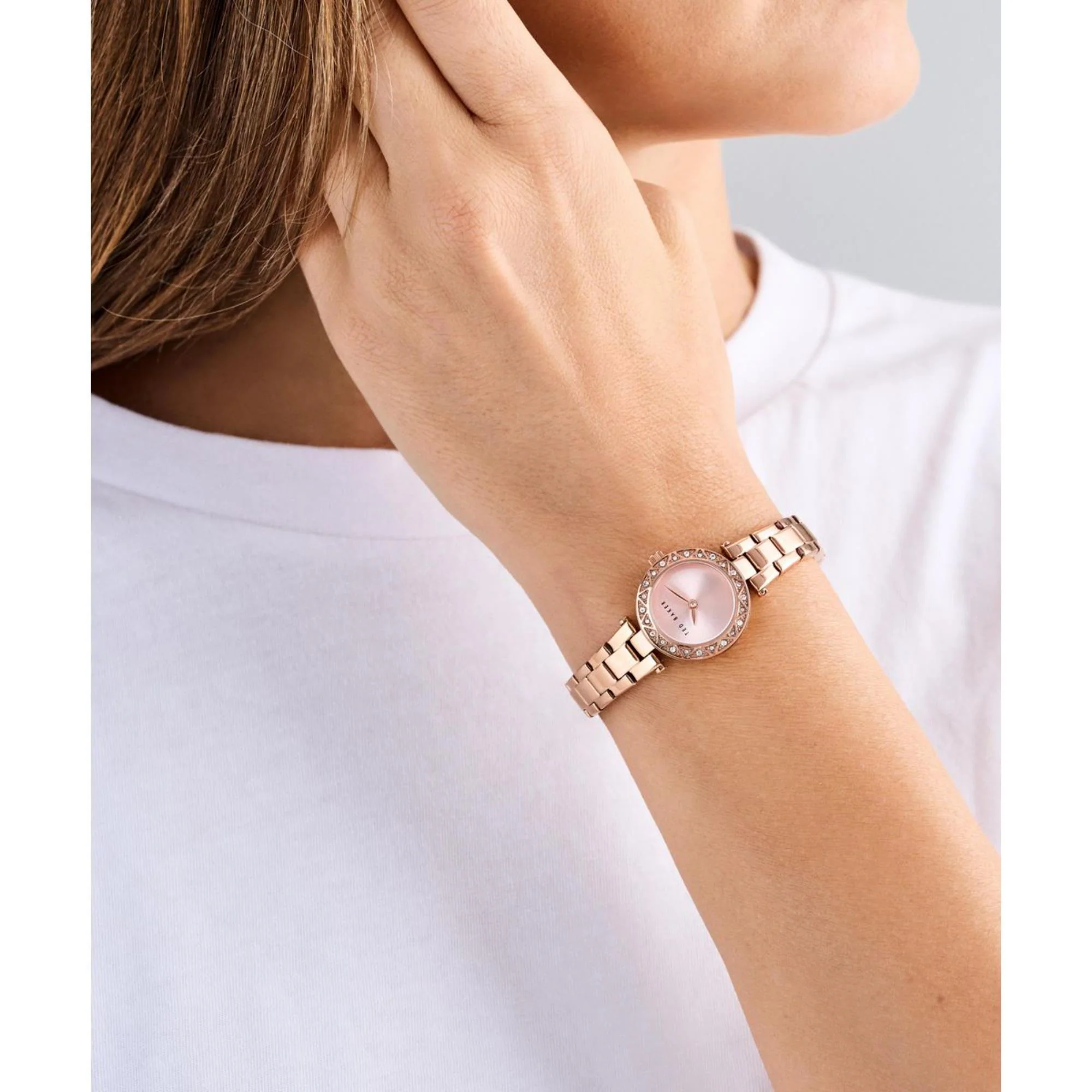 Ted Baker Jolyye Rose Gold Dial Stainless Steel Strap Ladies Watch BKPJLS504 - Image 2