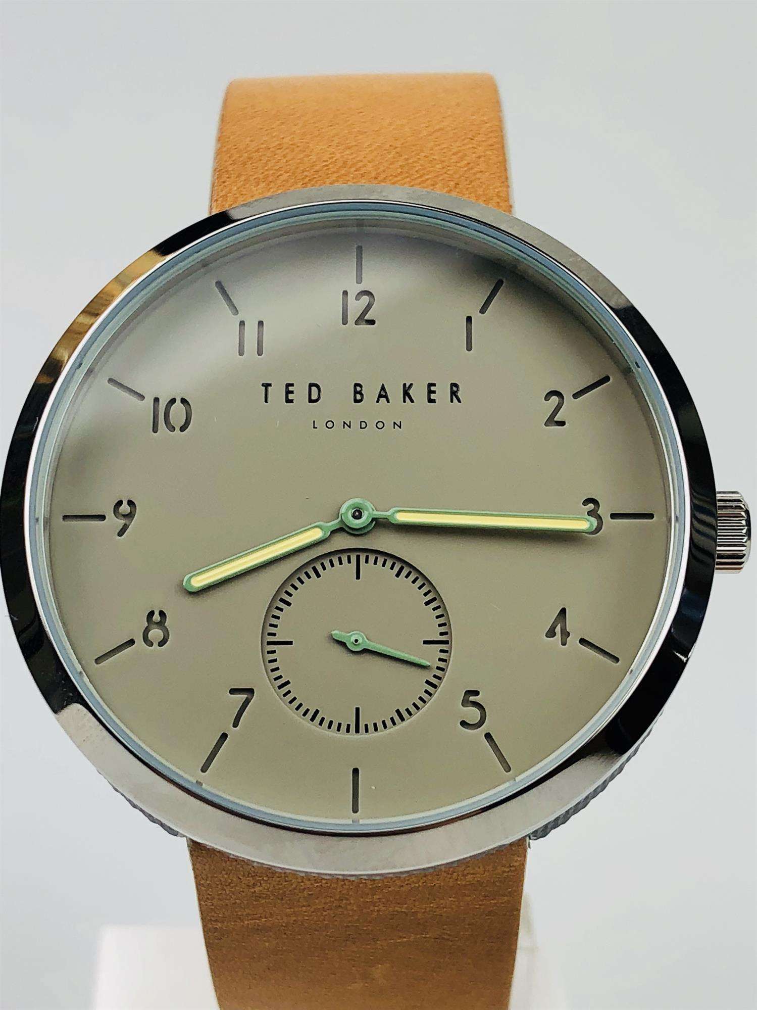 Ted Baker Josh Grey Dial Brown Leather Men's Watch TE50011008 - Image 2