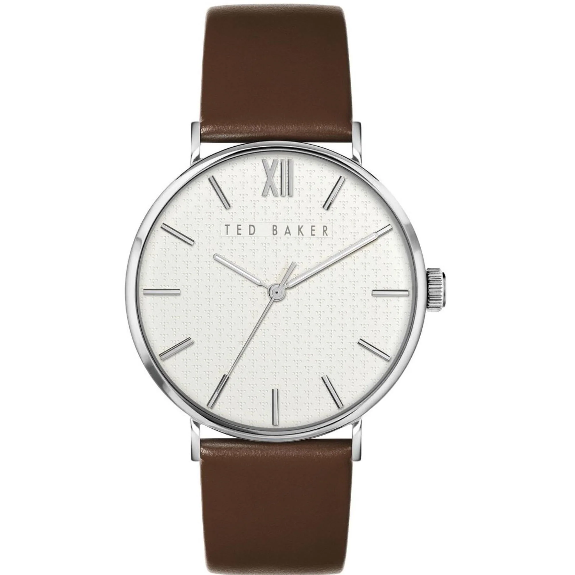 Ted Baker Phylipa White Dial Leather Strap Men's Watch BKPPGS215 - Image 6