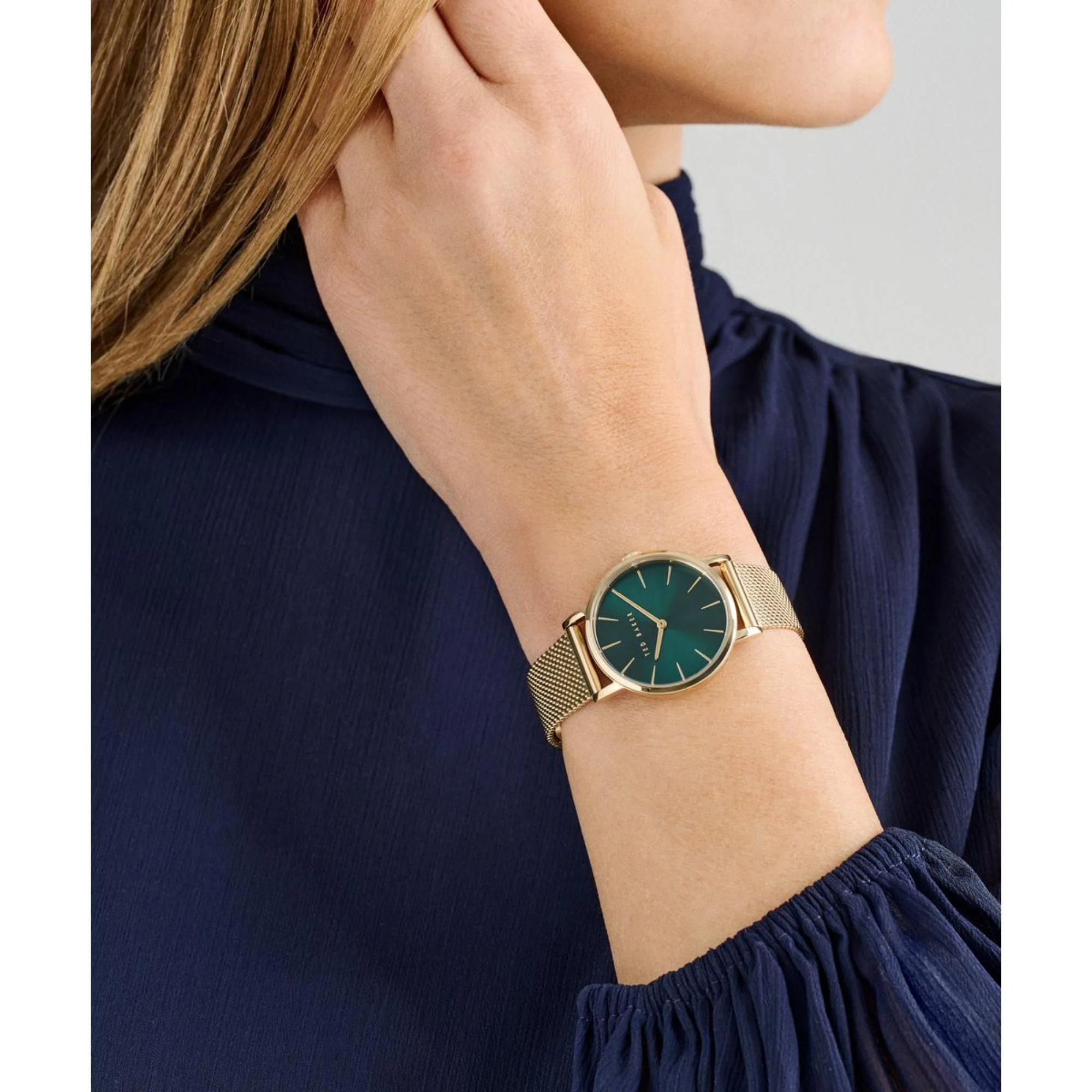 Ted Baker Staciie Green Dial Stainless Steel Strap Ladies Watch BKPSTF411 - Image 2