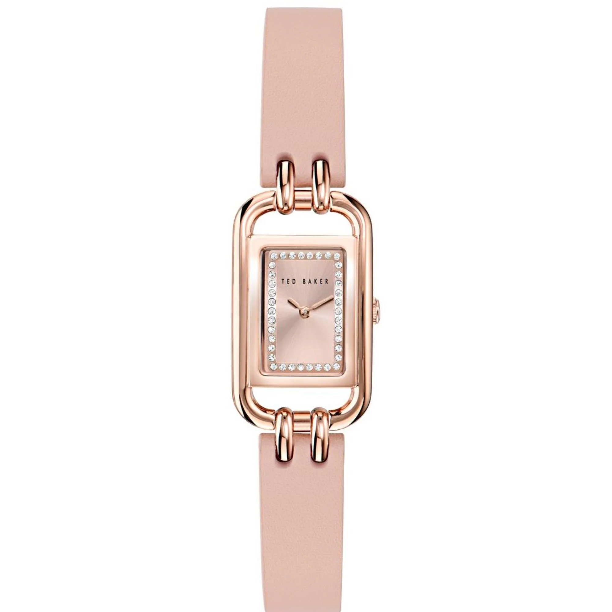 Ted Baker Tessye Rose Gold Dial Pink Leather Strap Ladies Watch BKPTTS402 - Image 6
