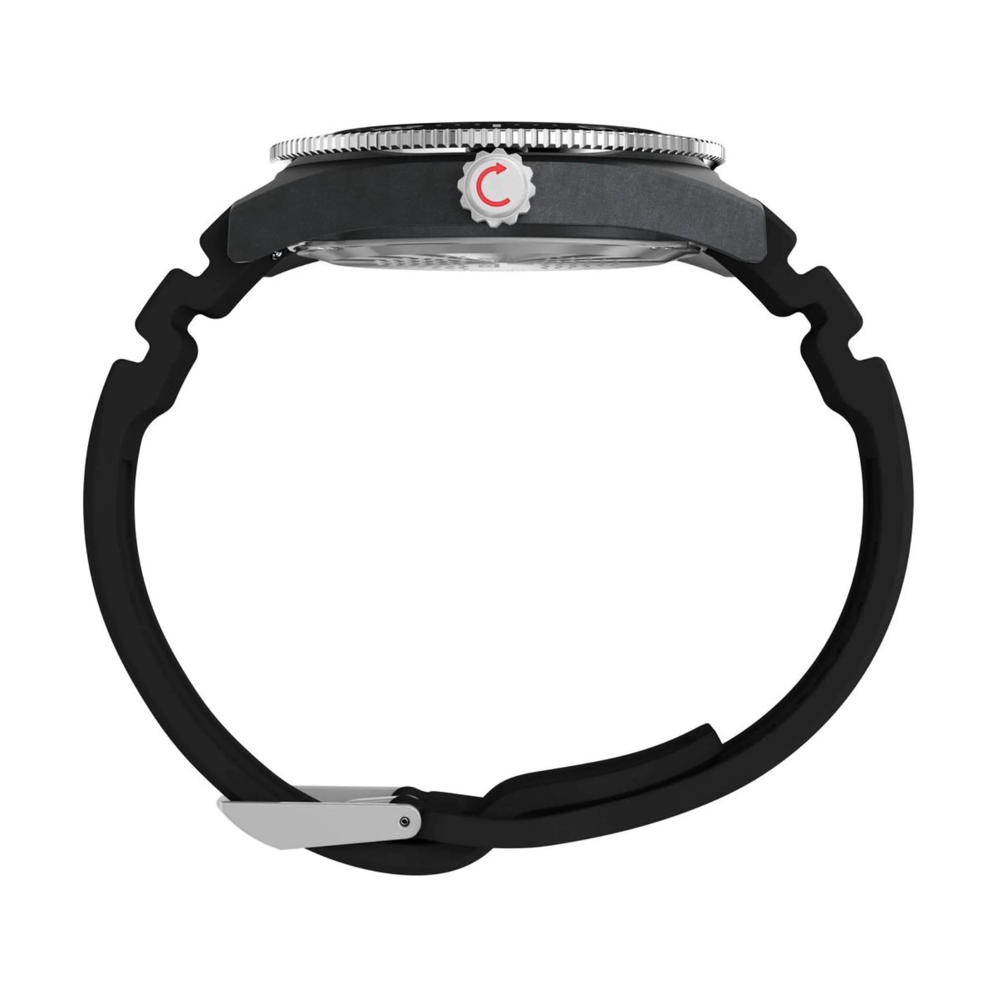 Timex Deep Water Reef Black Dial Rubber Strap Men's Watch TW2Y02200 - Image 5