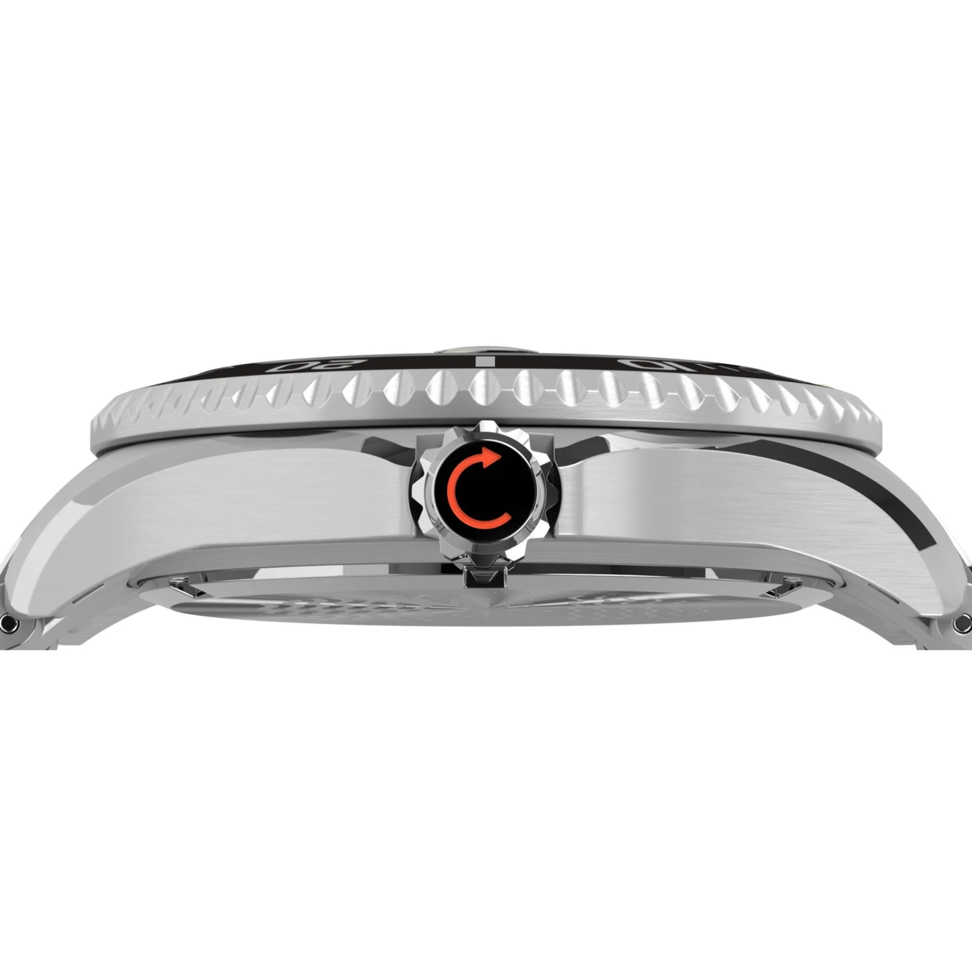 Timex Deepwater Meridian Quartz Black Dial Steel Strap Men's Watch TW2W82000 - Image 4