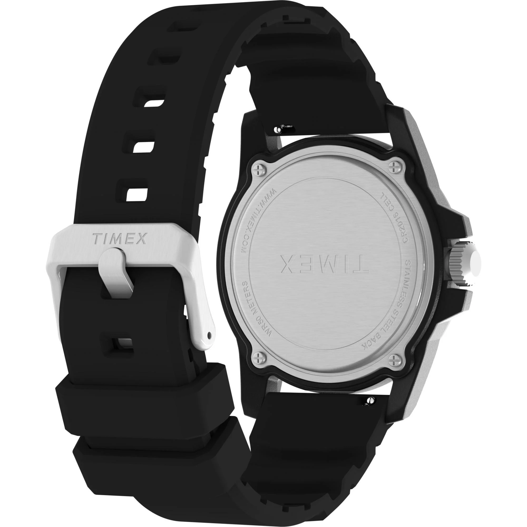 Timex Diver Style Analog Black Dial Silicone Strap Men’s Watch TW5M61200 - Image 7