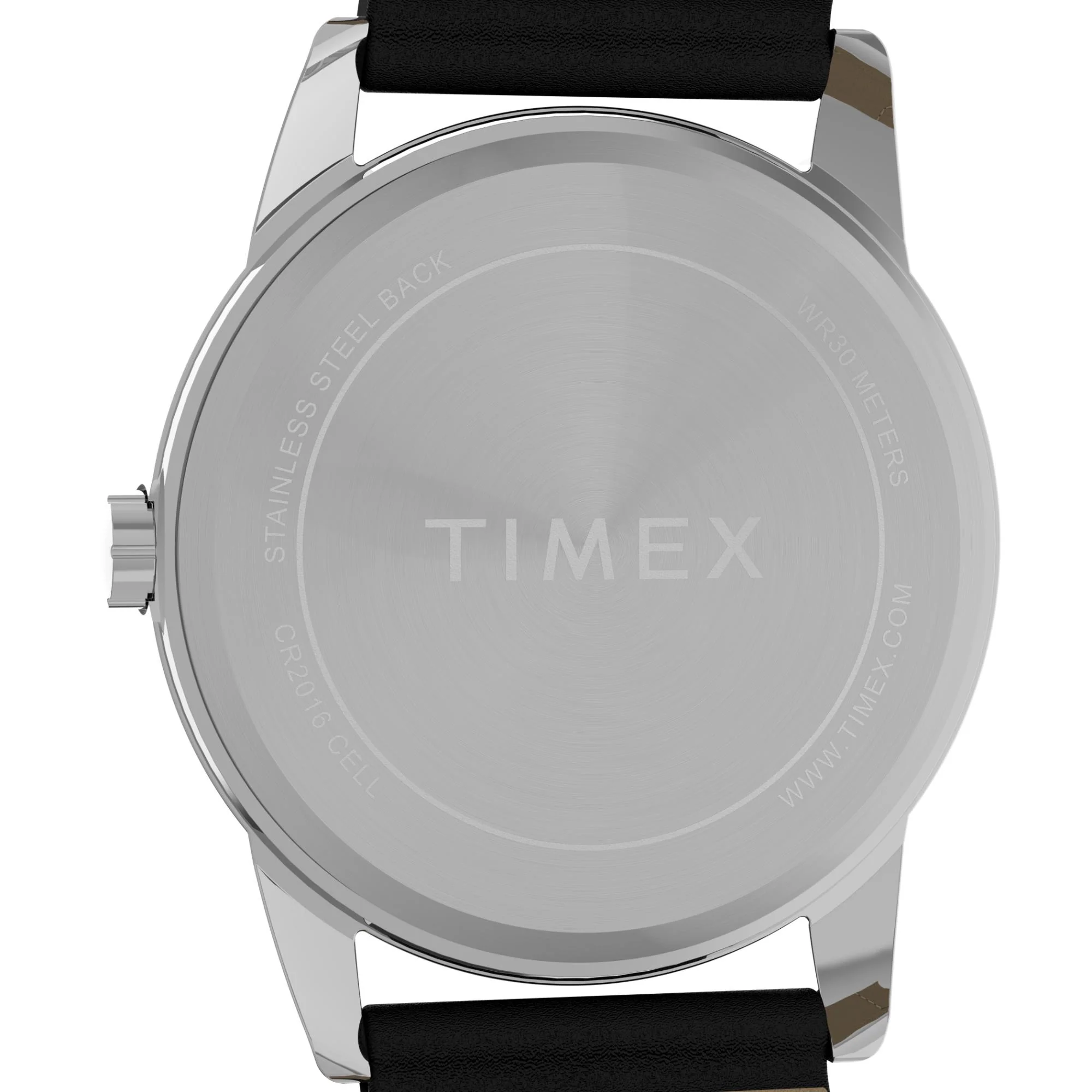 Timex Easy Reader Classic Quartz Black Dial Leather Strap Men's Watch TW2Y12800 - Image 8