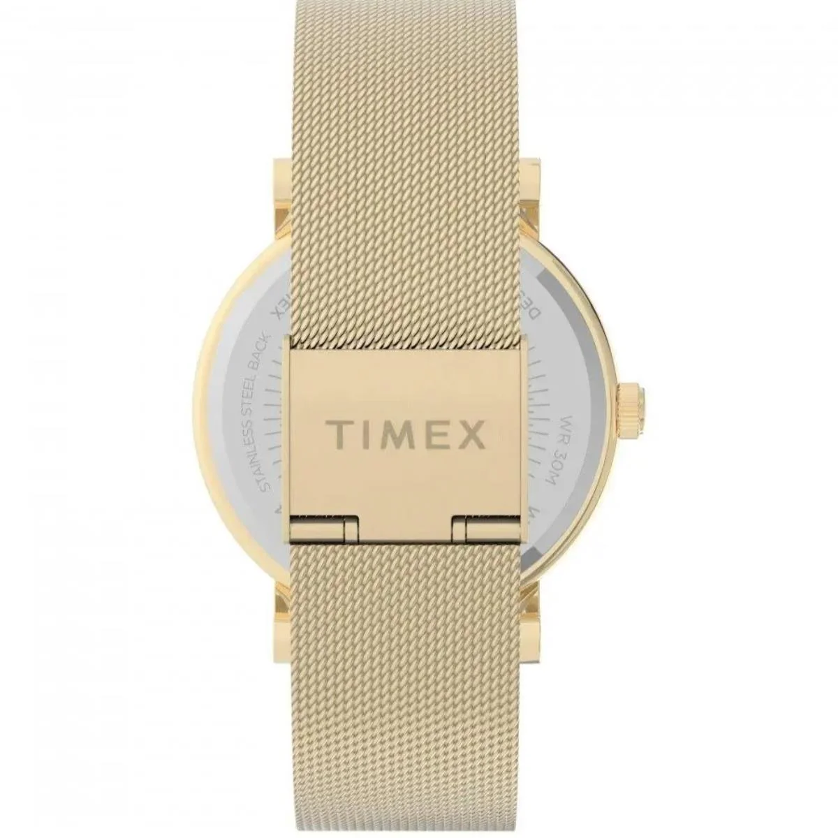 Timex Essential Orginals Quartz Gold Tone Dial Steel Strap Ladies Watch TW2U05400 - Image 7
