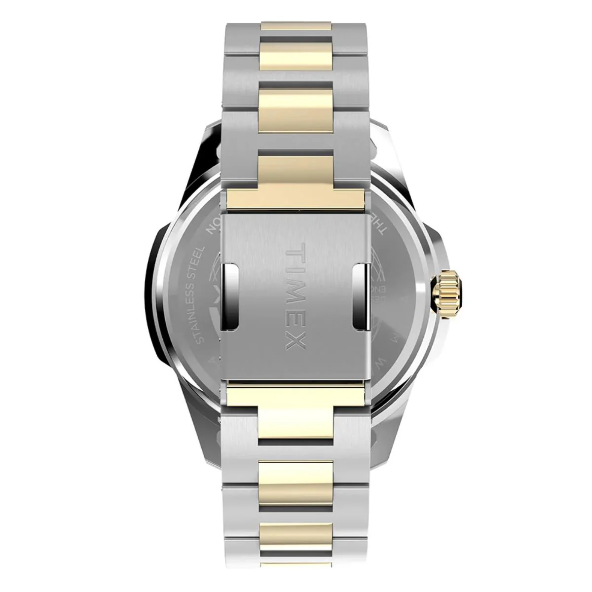 Timex Essex Avenue Quartz Black Dial Steel Strap Men's Watch TW2Y35300 - Image 2