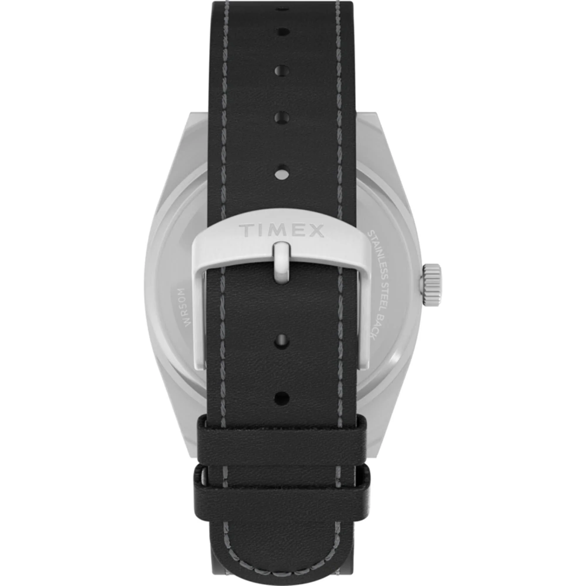 Timex Expedition Capstone Black Dial Leather Strap Men's Watch TW2Y30700 - Image 5