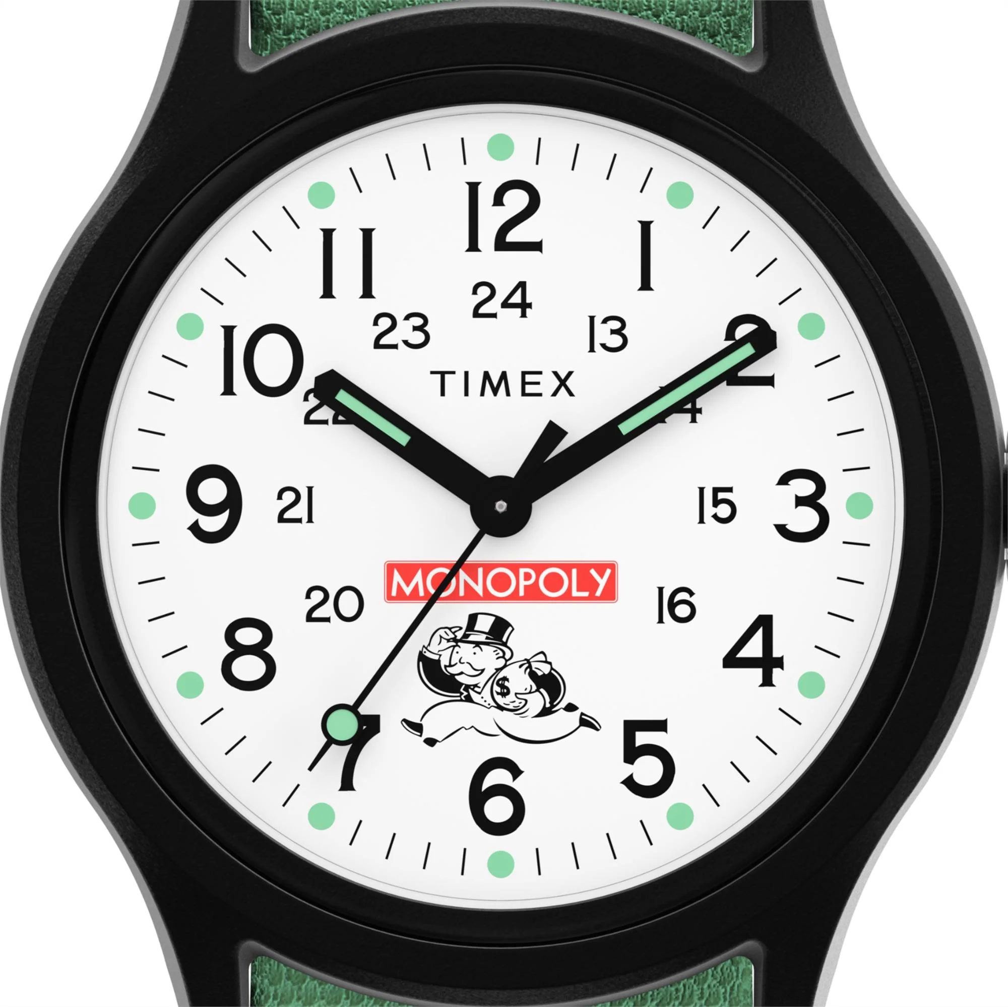 Timex Lab X Monopoly Quartz White Dial Textile Strap Men's Watch TW2Y47100 - Image 13
