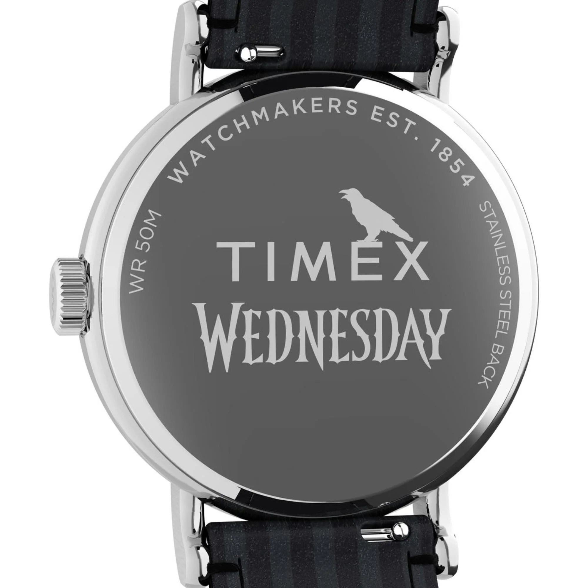 Timex Lab X Wednesday Weekender White Dial Leather Strap Women's Watch TW2Y19400 - Image 10