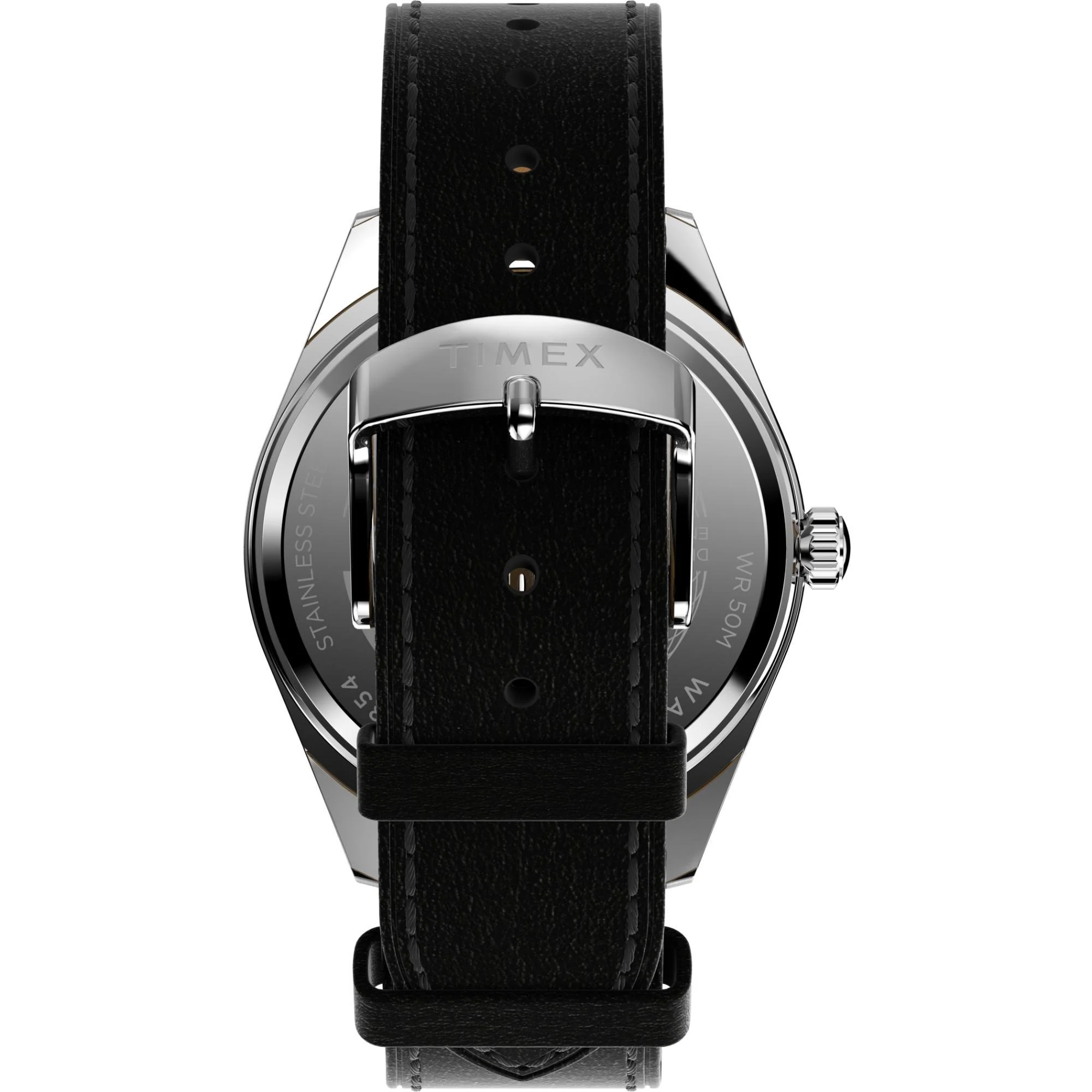 Timex Legacy Black Dial Vegan Leather Strap Men’s Watch TW2W57400 - Image 3