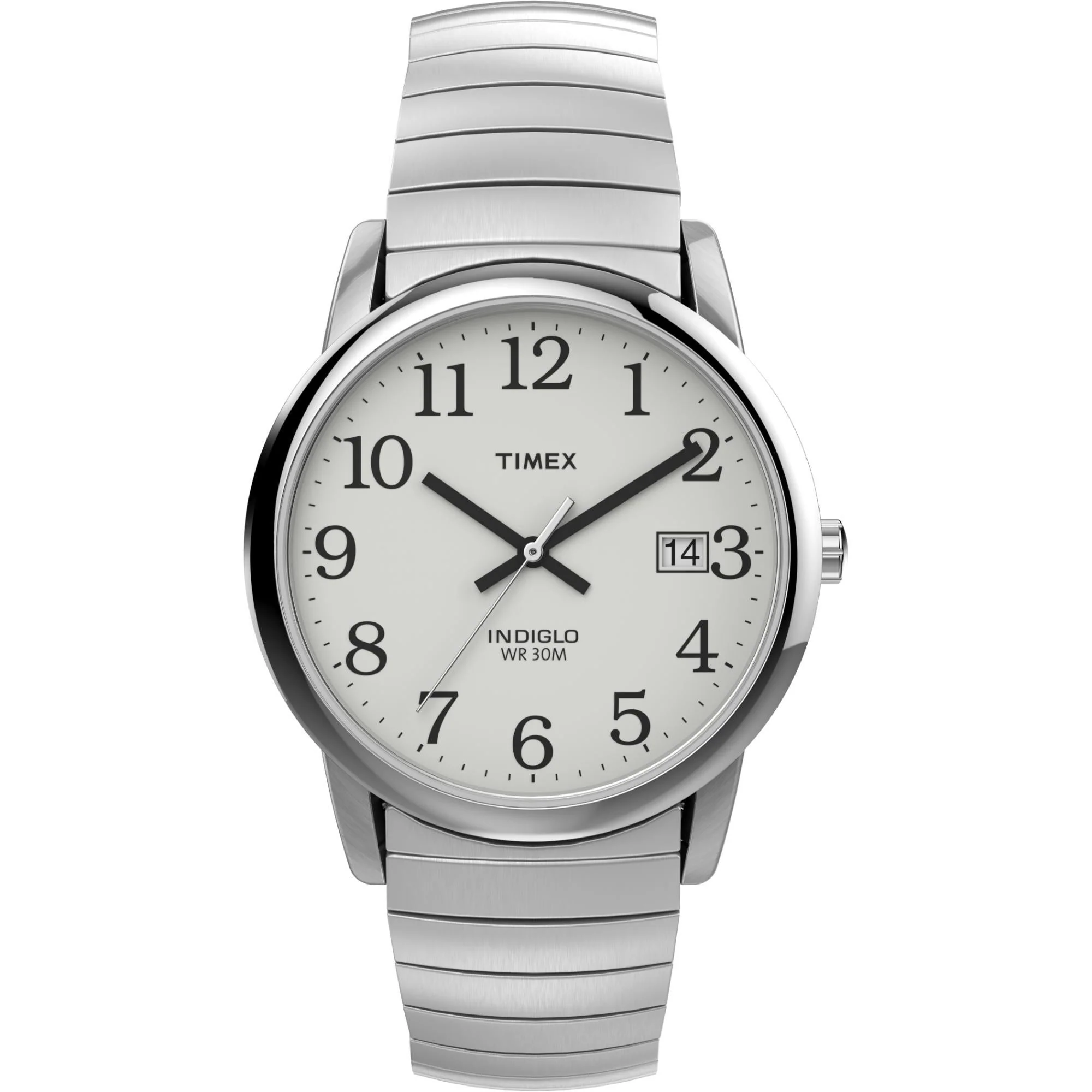 Timex Expedition Band White Dial Stainless Steel Strap Men's Watch T2H451 - Image 7