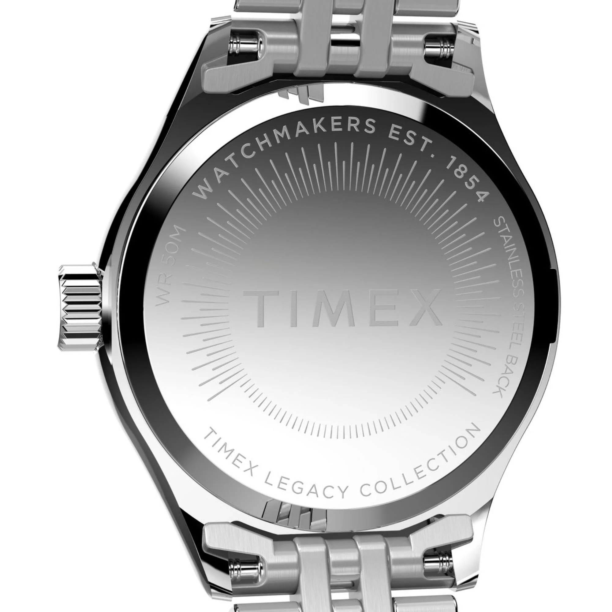 Timex Mini Legacy Blue Dial Stainless Steel Strap Women's Watch TW2W90700 - Image 5