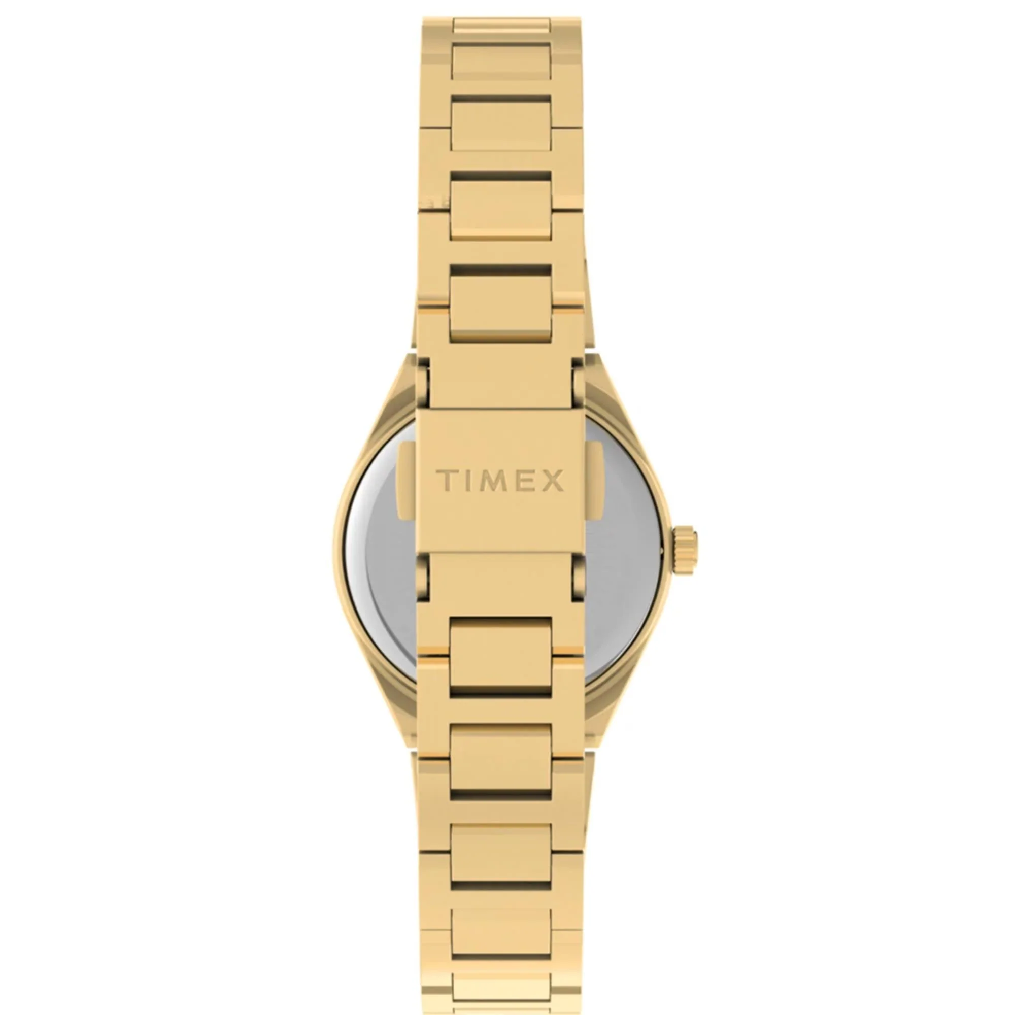 Timex Q Continental Mini Quartz Gold Dial Steel Strap Women's Watch TW2Y68300 - Image 5