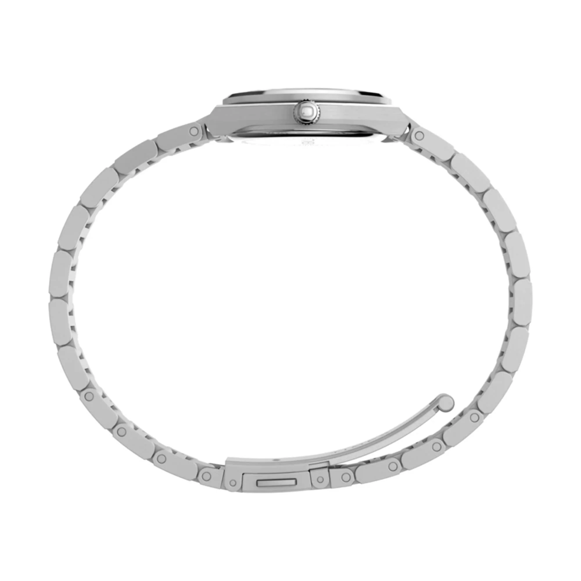 Timex Q Continental Mini Quartz Silver Dial Steel Strap Women's Watch TW2Y68500 - Image 6