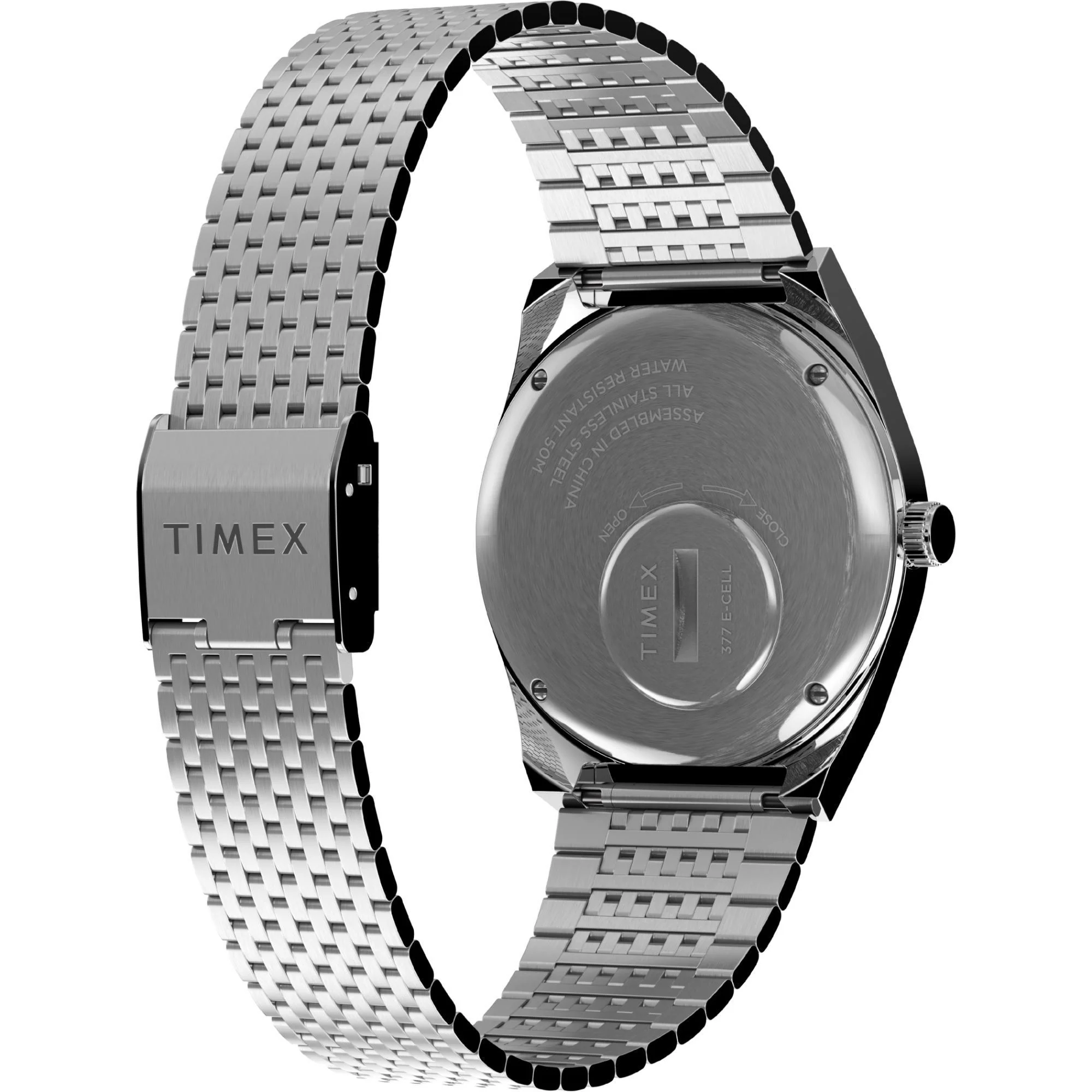Timex Q Falcon Eye Stainless Steel Green Dial Men's Watch TW2U95400 - Image 11