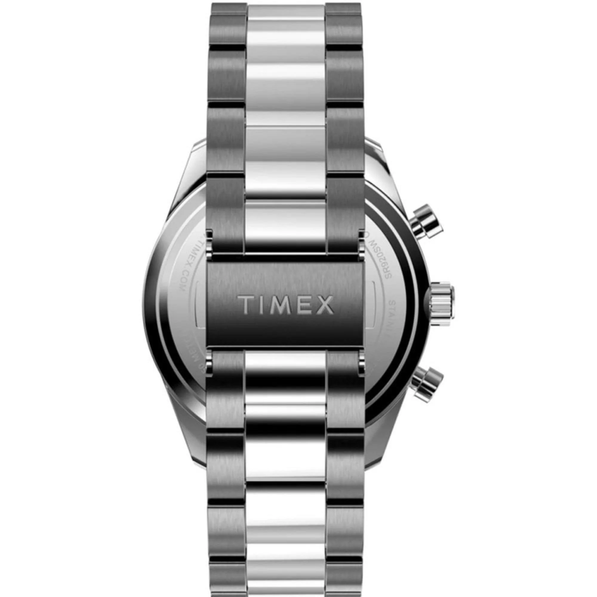 Timex Ridgefield Chronograph Blue Dial Steel Strap Men's Watch TW2Y62200 - Image 4