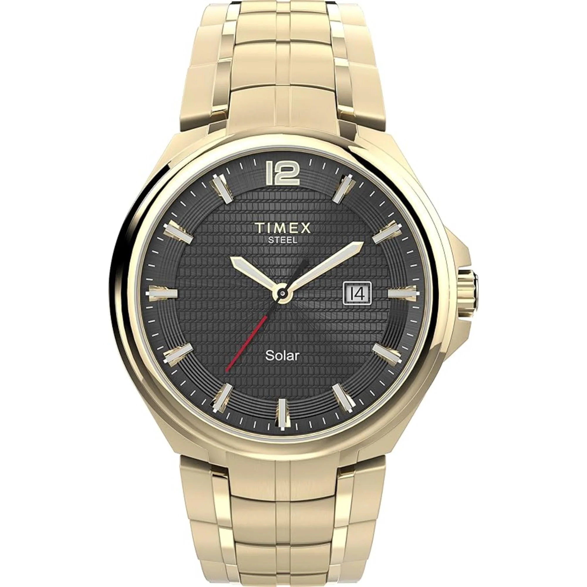 Timex Solar Gold-tone Case and Gold-tone Bracelet Men's TW2V39800 - Image 6
