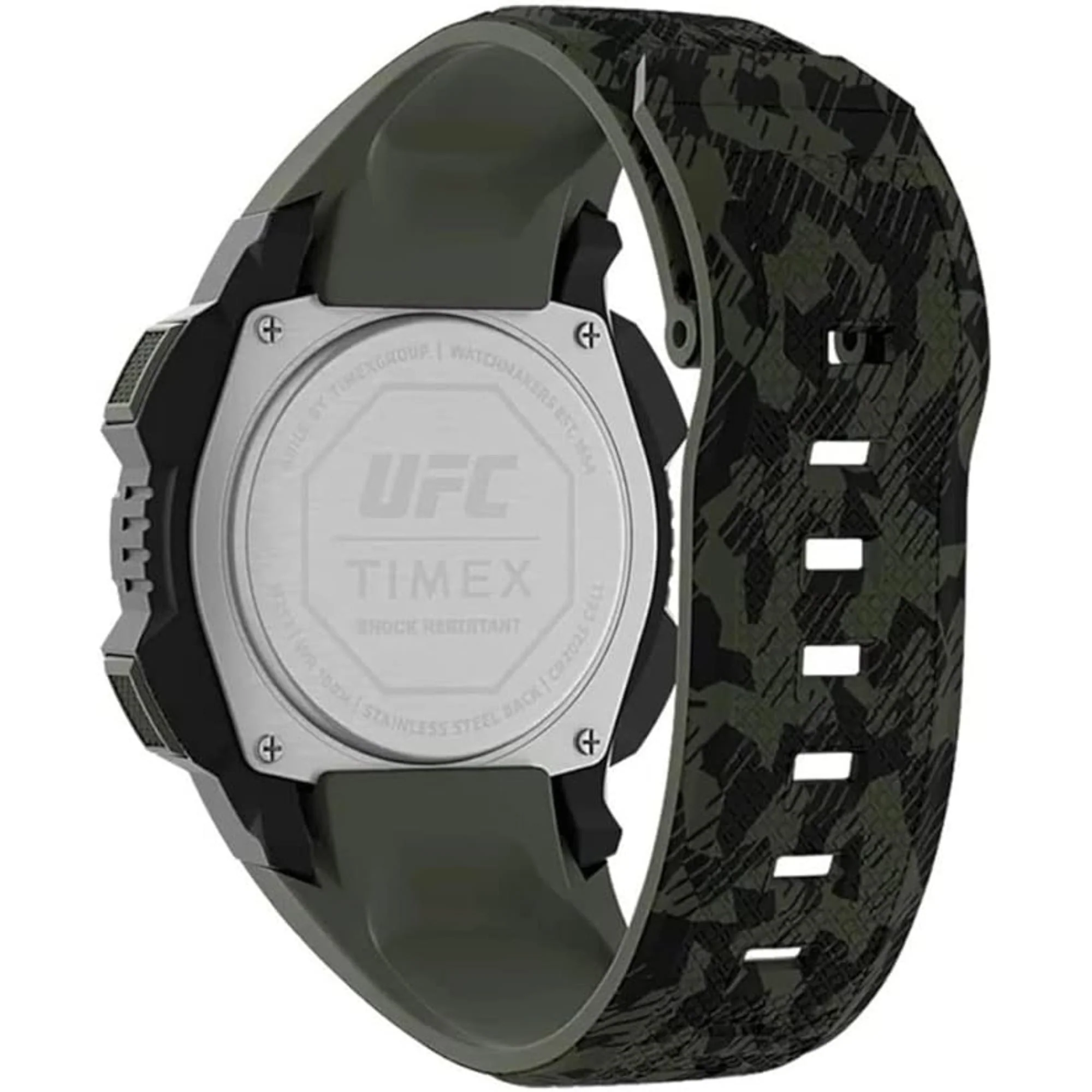 Timex UFC Strength Core Shock Resin Strap Men's Digital Watch TW4B27500 - Image 5