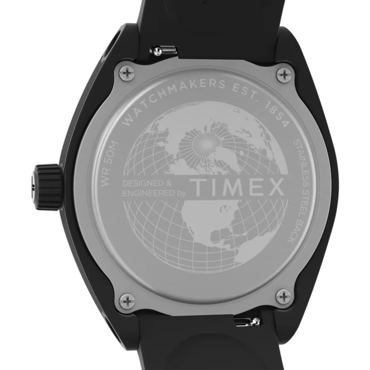 Timex Urban Pop Quartz Black Dial Eco-Friendly Strap Unisex Watch TW2W42100 - Image 4