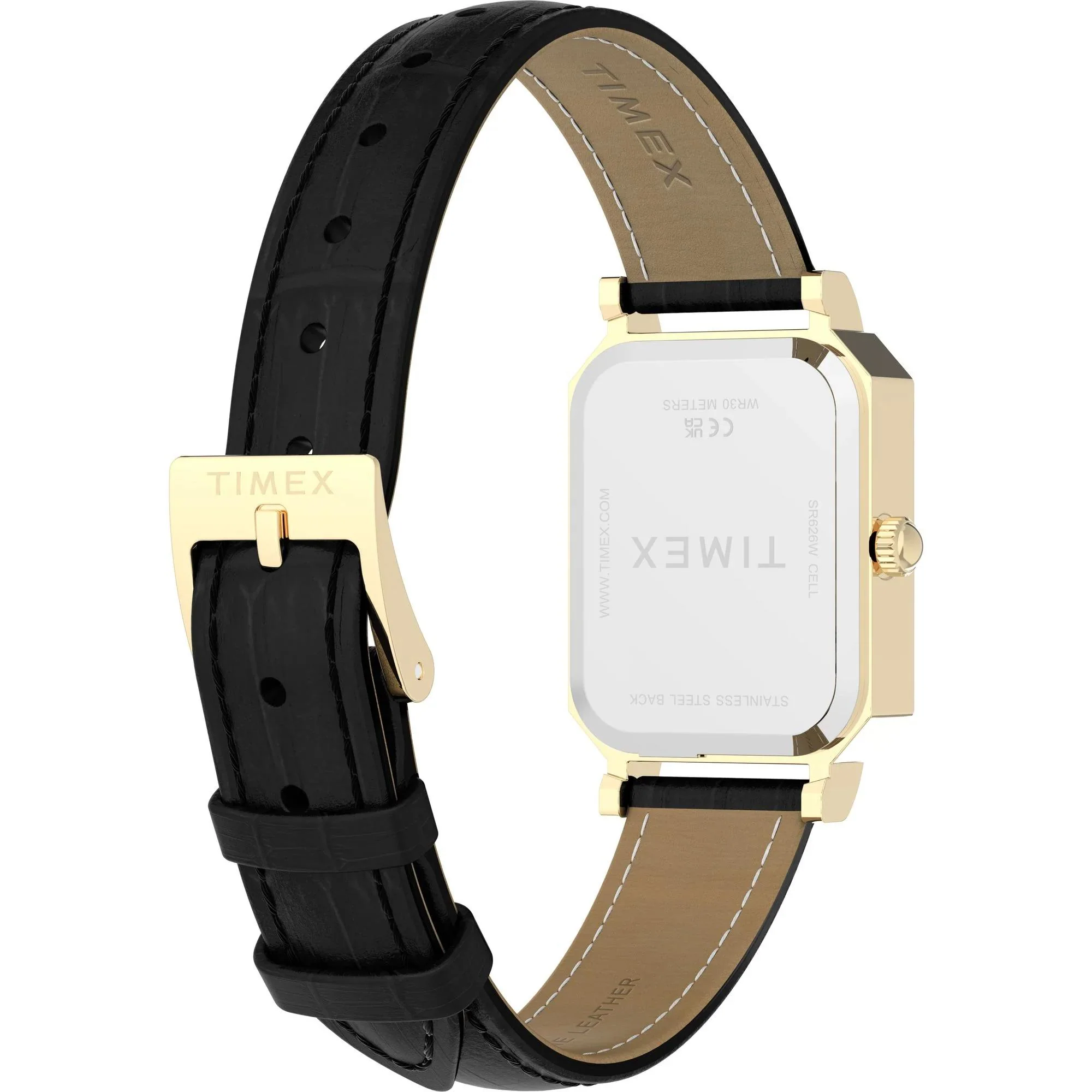 Timex Vivienne Trend White Dial Leather Strap Women's Watch TW2Y71900 - Image 7