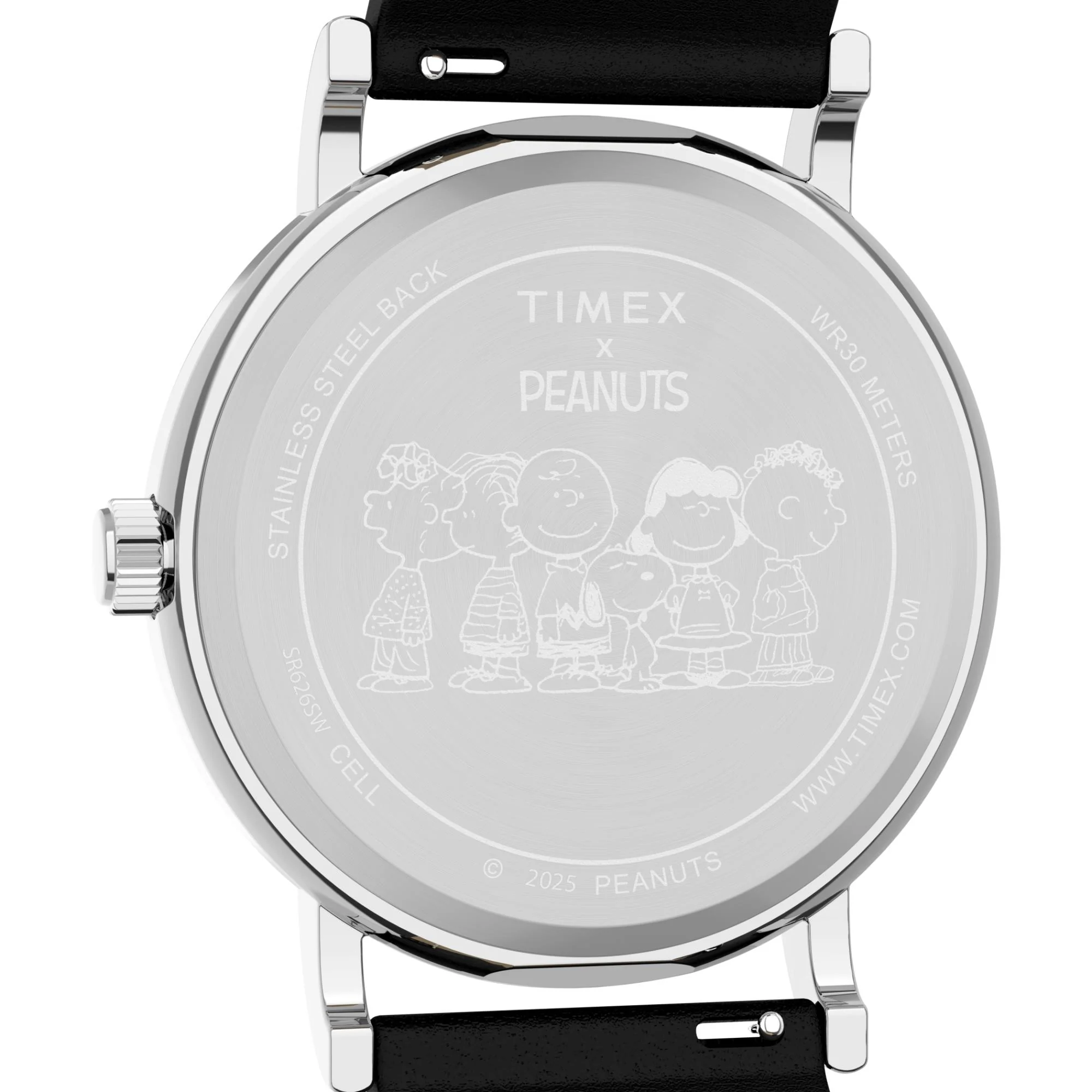 Timex X Peanuts Snoopy Dancing Quartz White Dial Leather Strap Unisex Watch TW2Y31000 - Image 16
