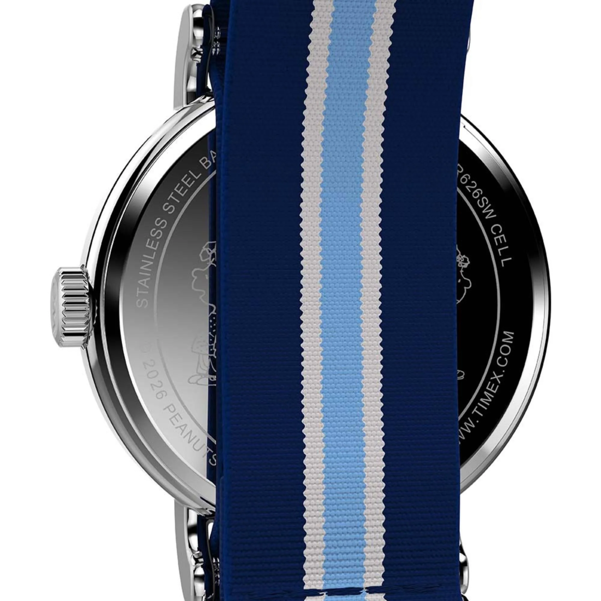 Timex x Peanuts Weekender Quartz White Dial Textile Strap Unisex Watch TW2Y50600 - Image 4