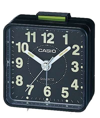 Casio Wake Up Timer Black Alarm Clock TQ-140-1EF