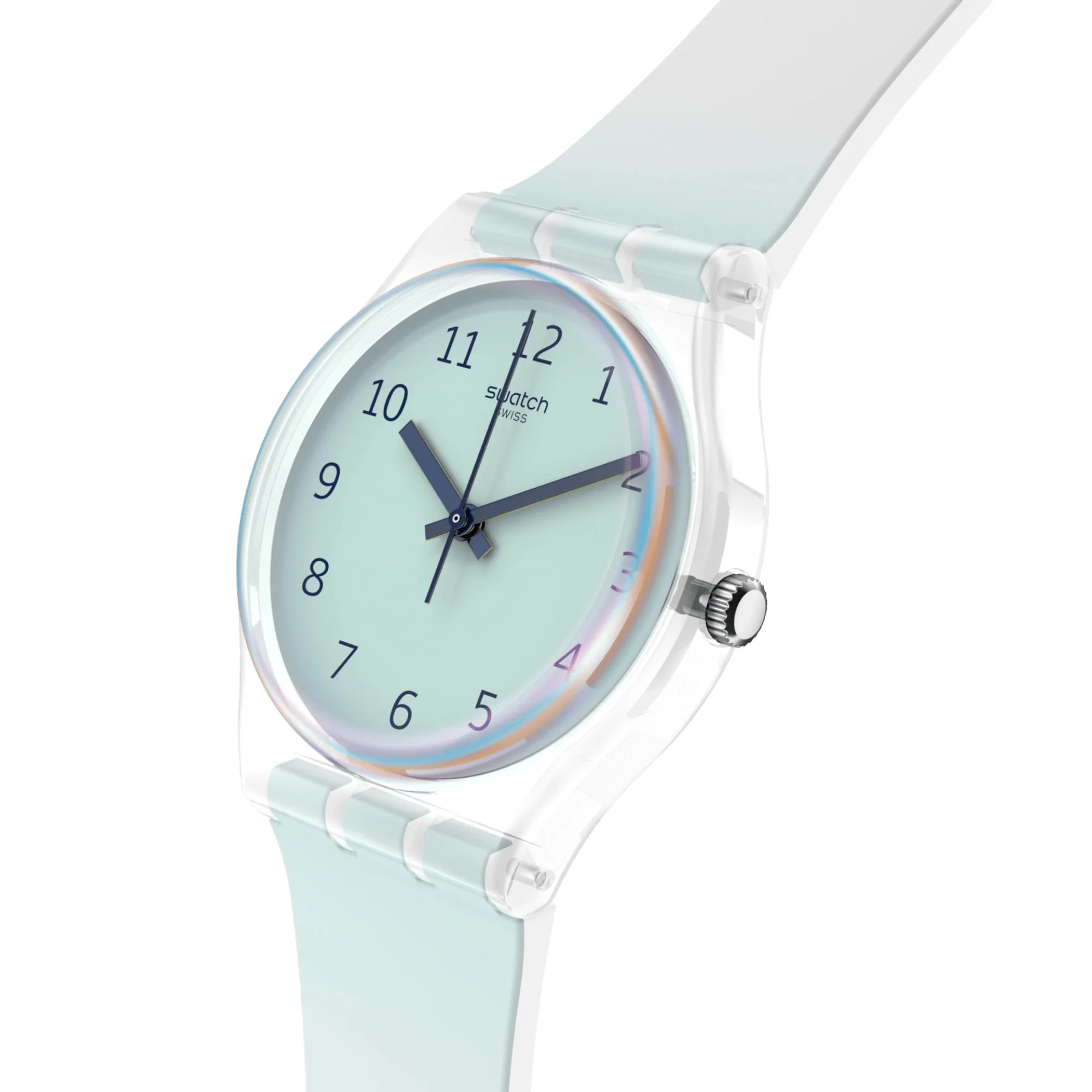 Swatch SwatchPay! Ultraciel Pay! Quartz White Dial Silicone Strap Unisex Watch SO28K110-5300 - Image 7