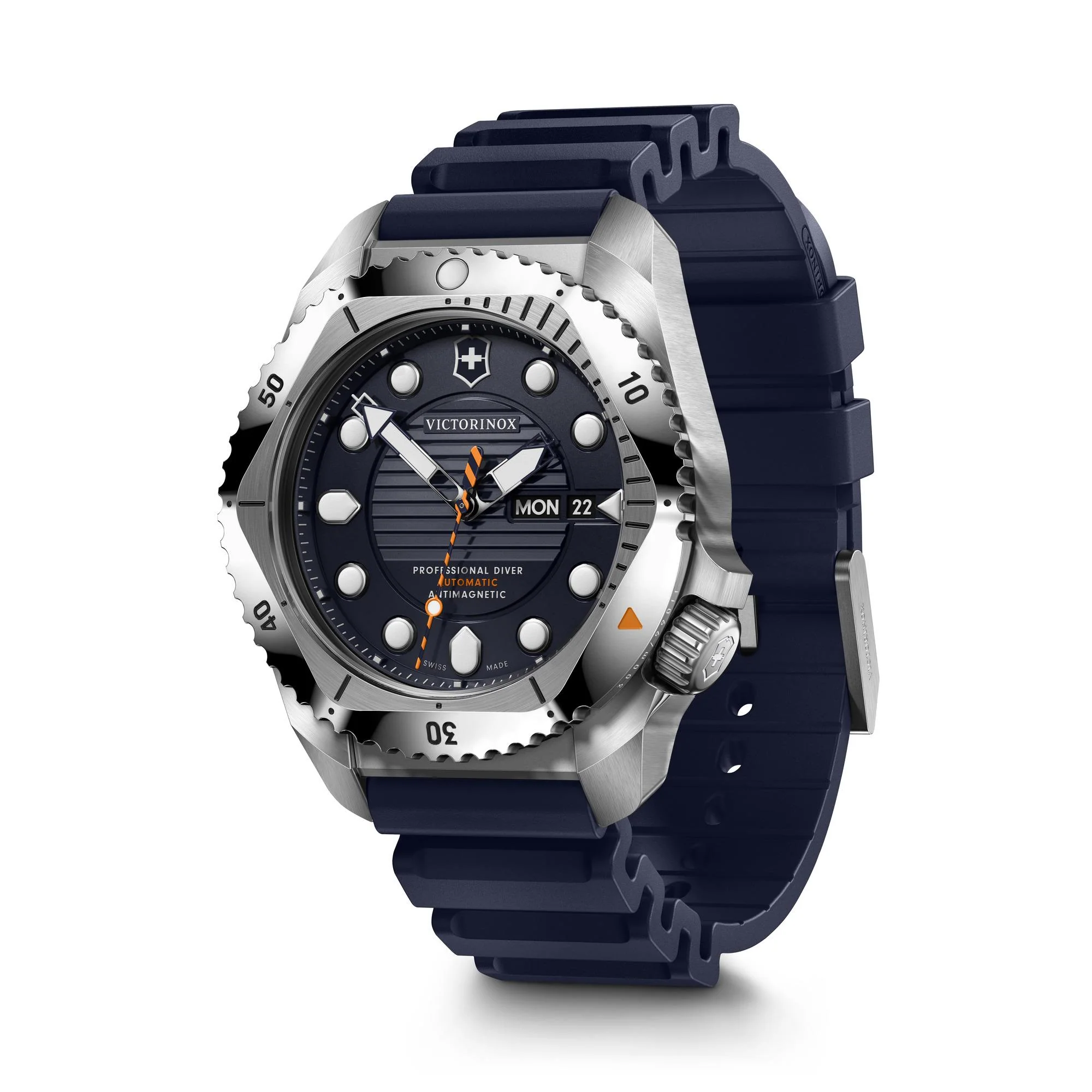 Victorinox Dive Pro Automatic Blue Dial Rubber Strap Men’s Watch 241995 - Image 6