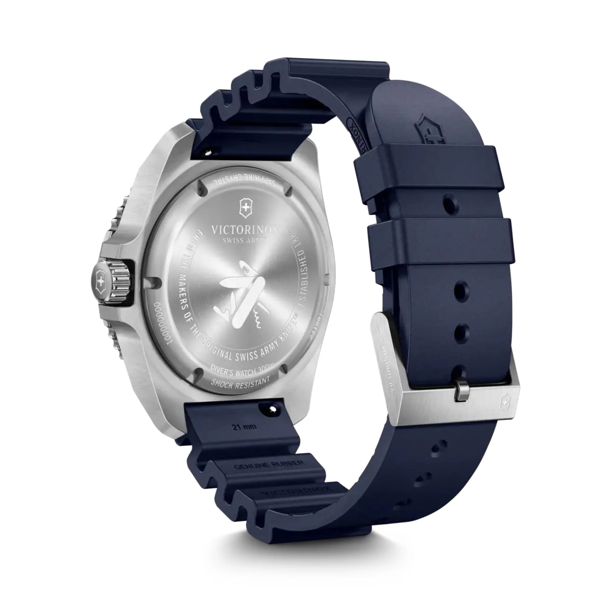 Victorinox Dive Pro Quartz Three-Hand Steel Blue Dial Men's Watch 241991 - Image 12