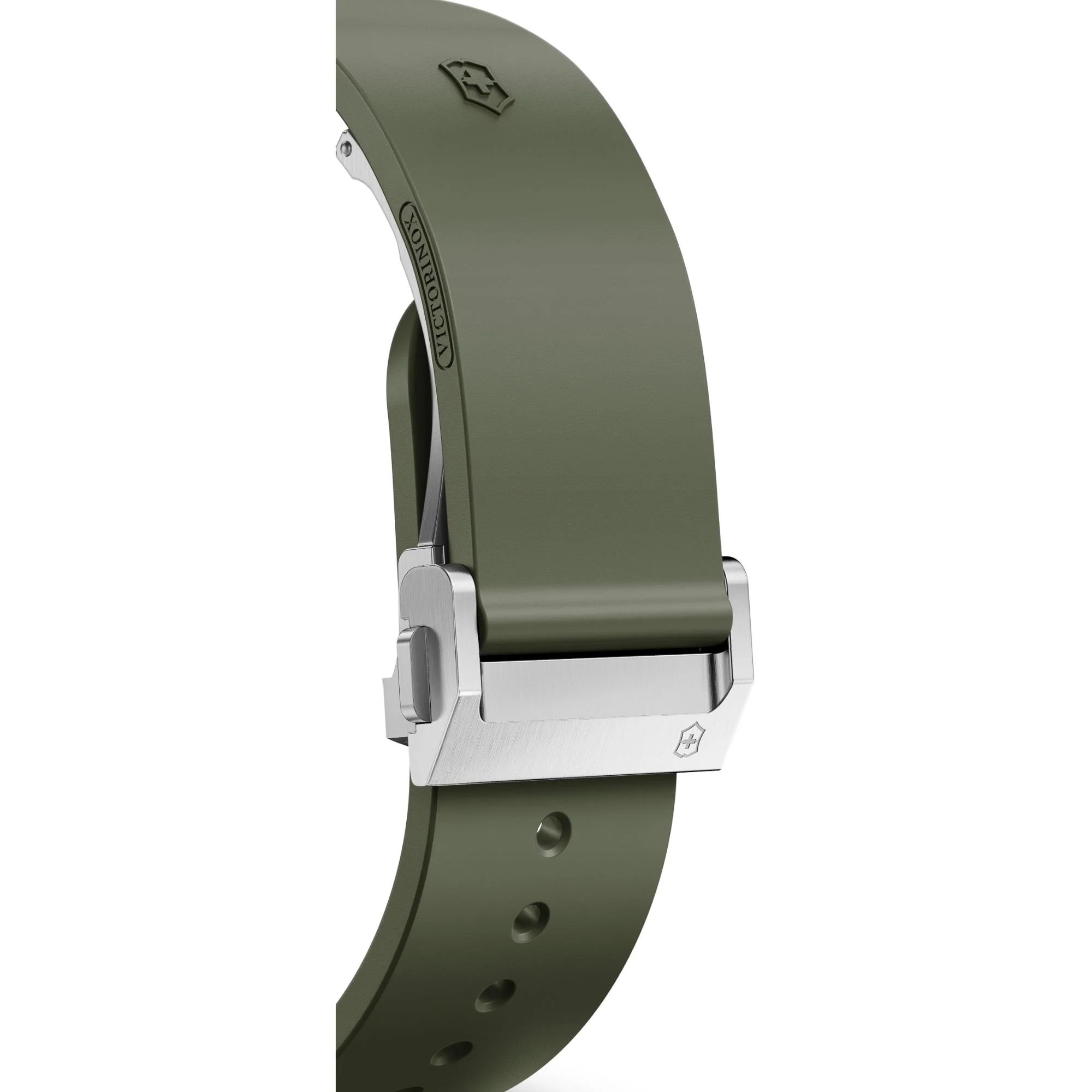 Victorinox I.N.O.X. Automatic Green Dial Rubber Strap Men's Watch 242017.1 - Image 23