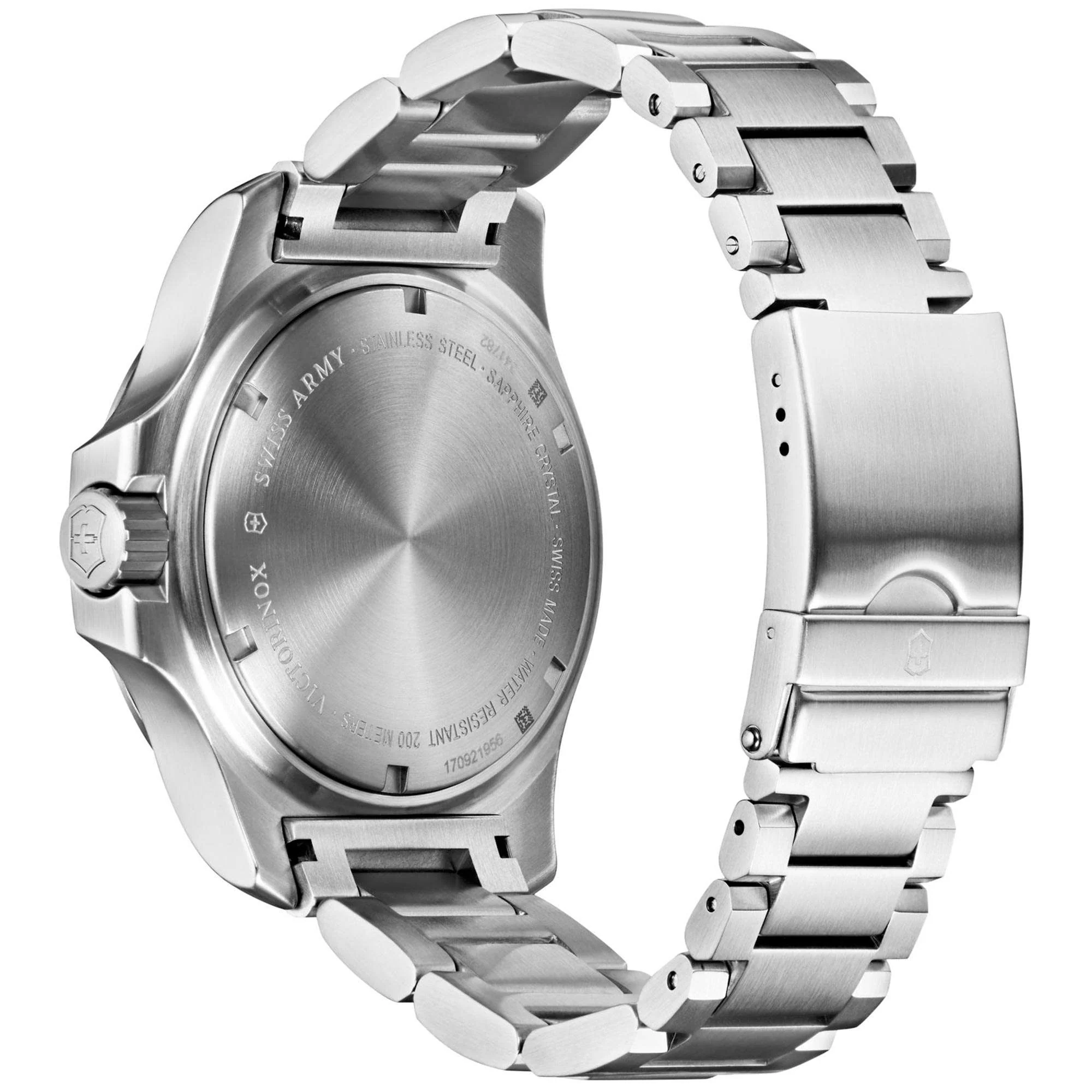 Victorinox Swiss Army I.N.O.X Professional Diver Blue Dial Silver Stainless Steel Bracelet Men's Watch 241782 - Image 3